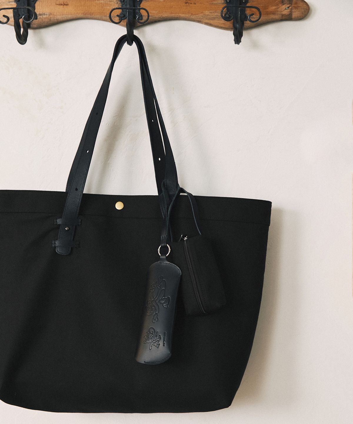 셔터(SHIRTER) TJS LT CANVAS BAG (BLACK)