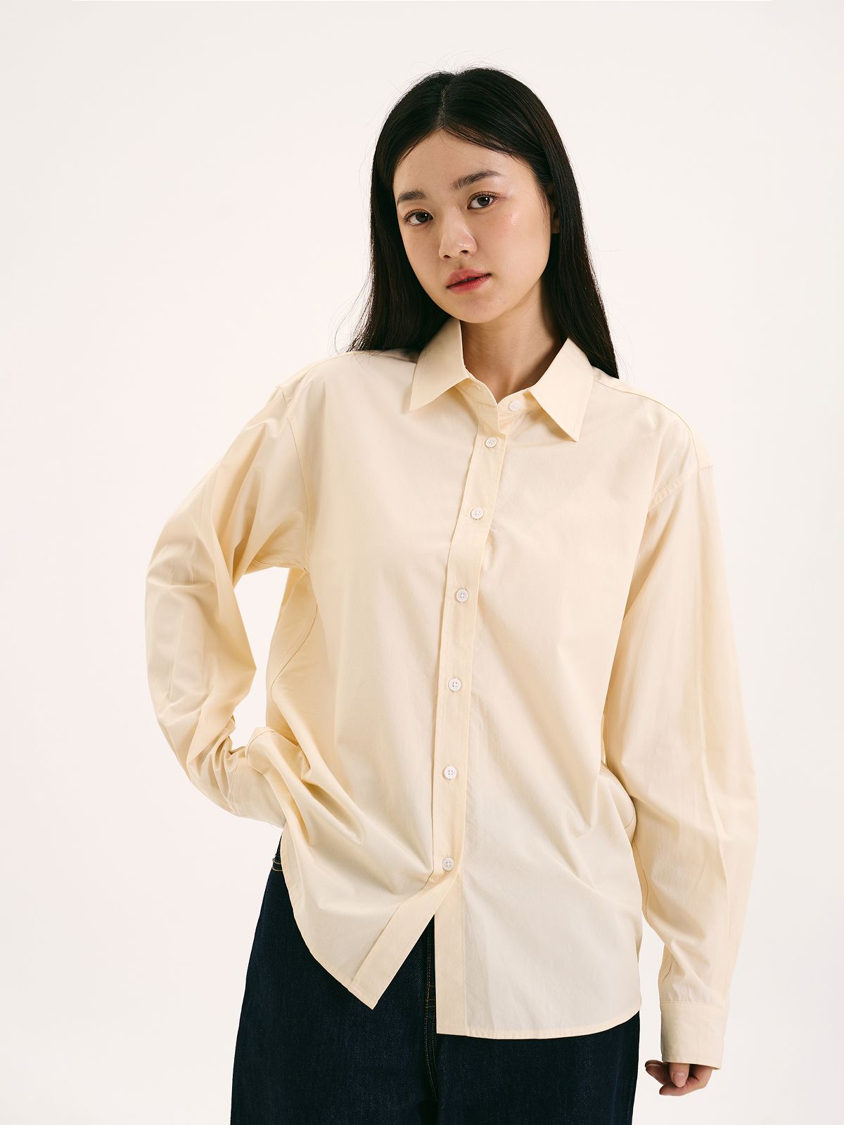 해브해드(HAVEHAD) 에센셜 셔츠 (버터)