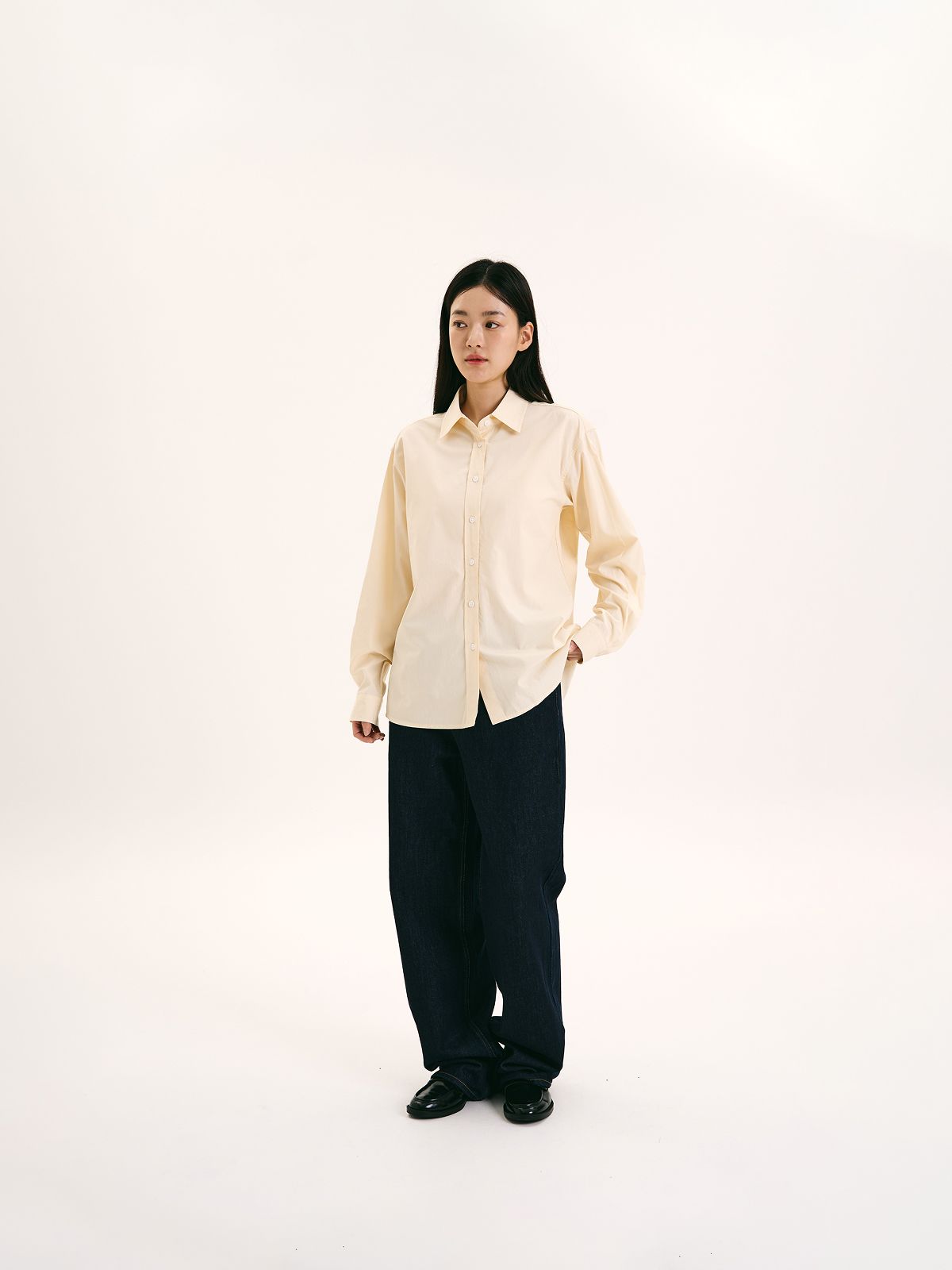 해브해드(HAVEHAD) 에센셜 셔츠 (버터)