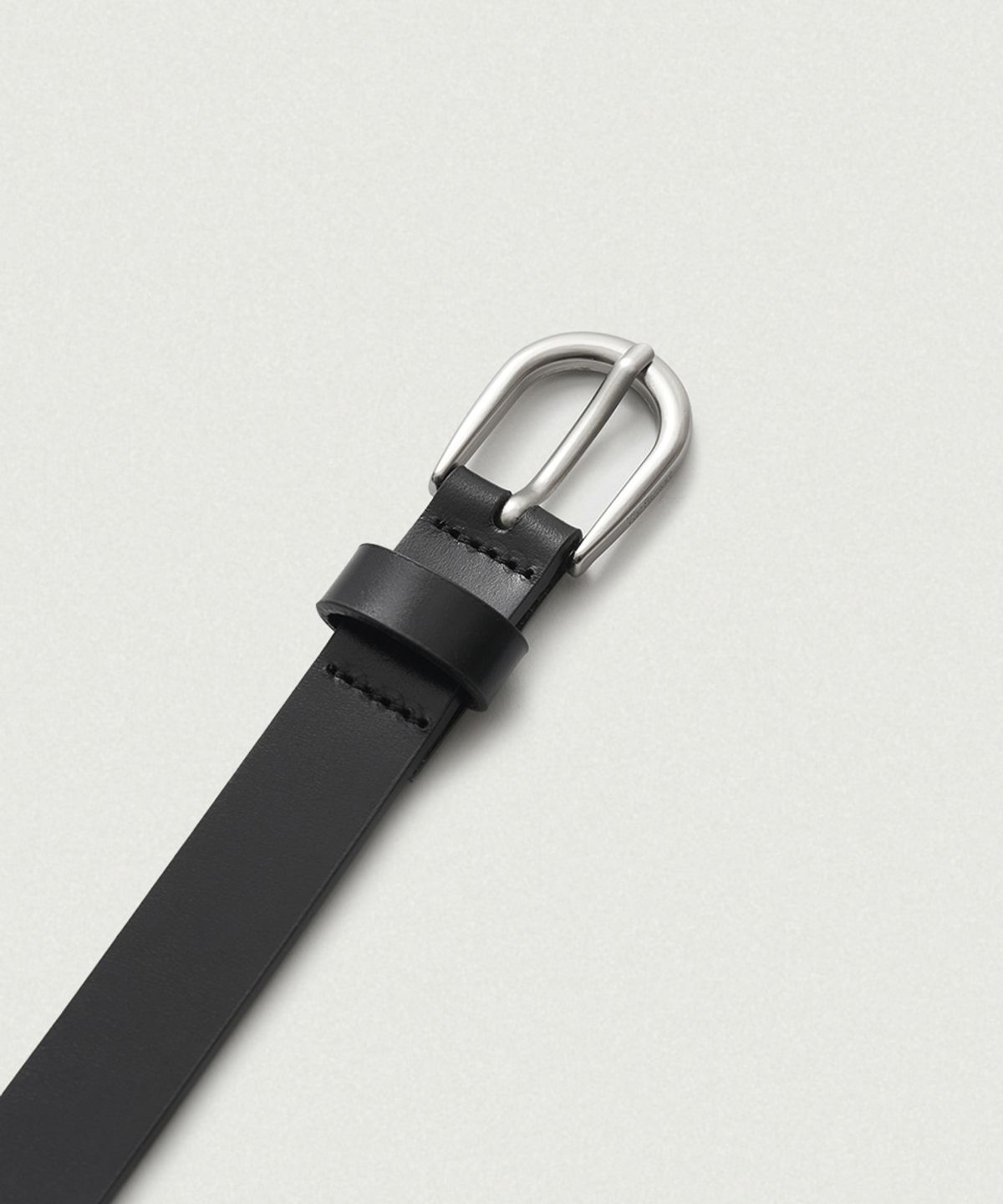 더바넷(THEBARNNET) Essential Cowhide Leather Belt_Black