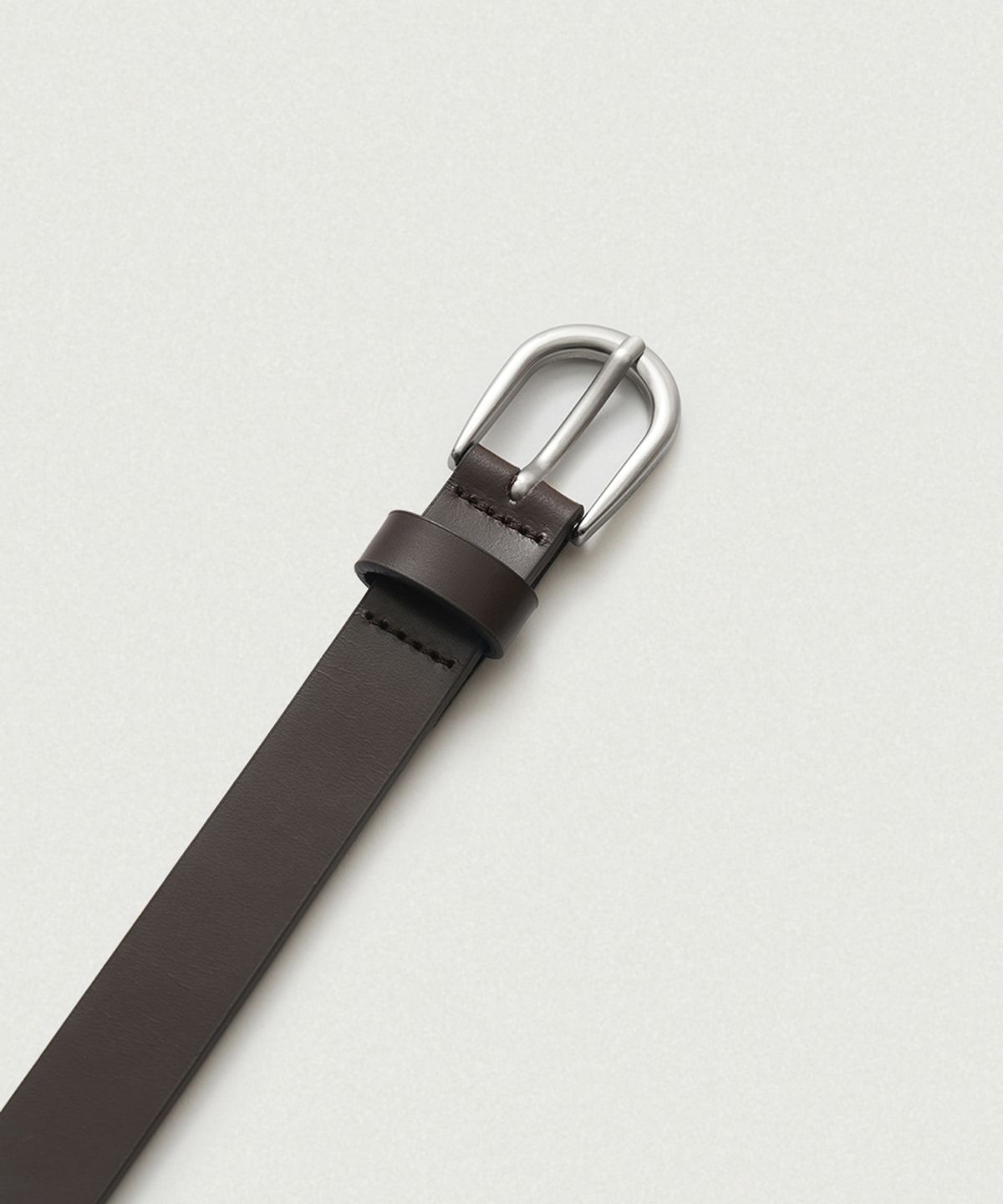 더바넷(THEBARNNET) Essential Cowhide Leather Belt_Brown