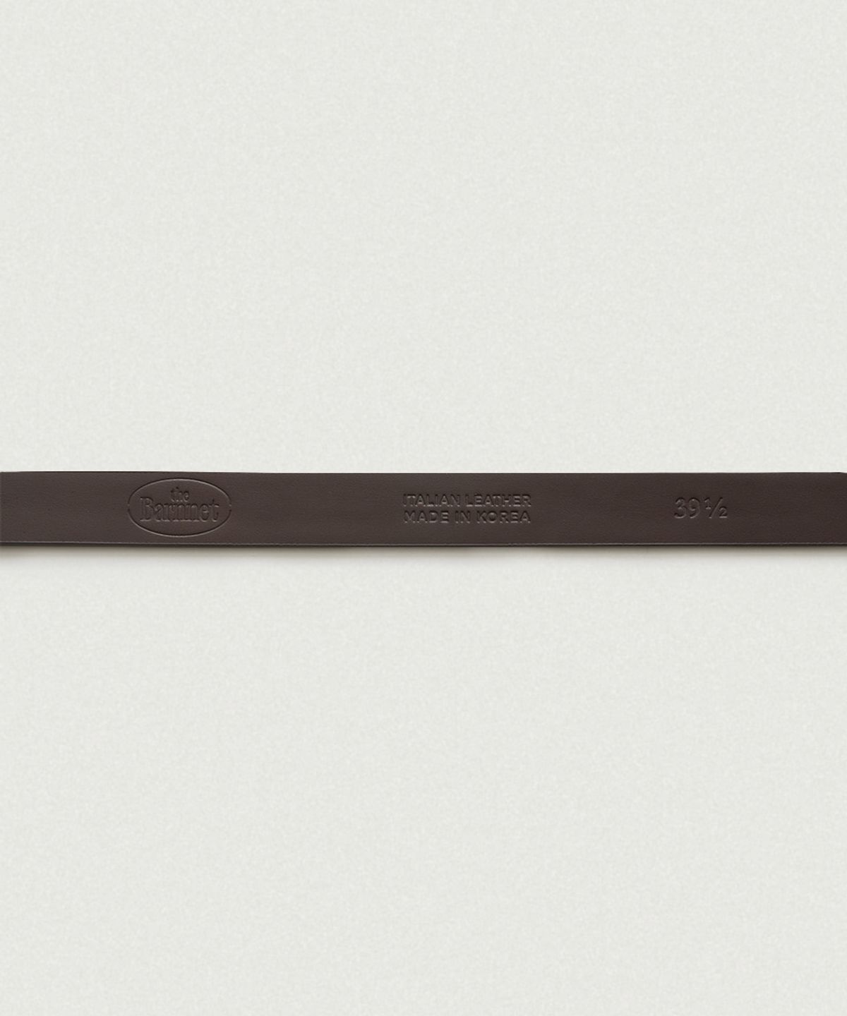 더바넷(THEBARNNET) Essential Cowhide Leather Belt_Brown