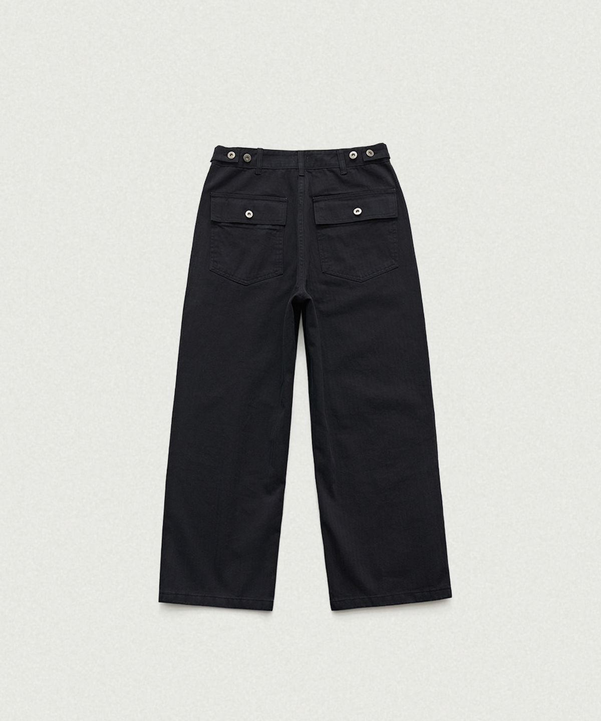 더바넷(THEBARNNET) Herringbone Fatigue Pants_Navy