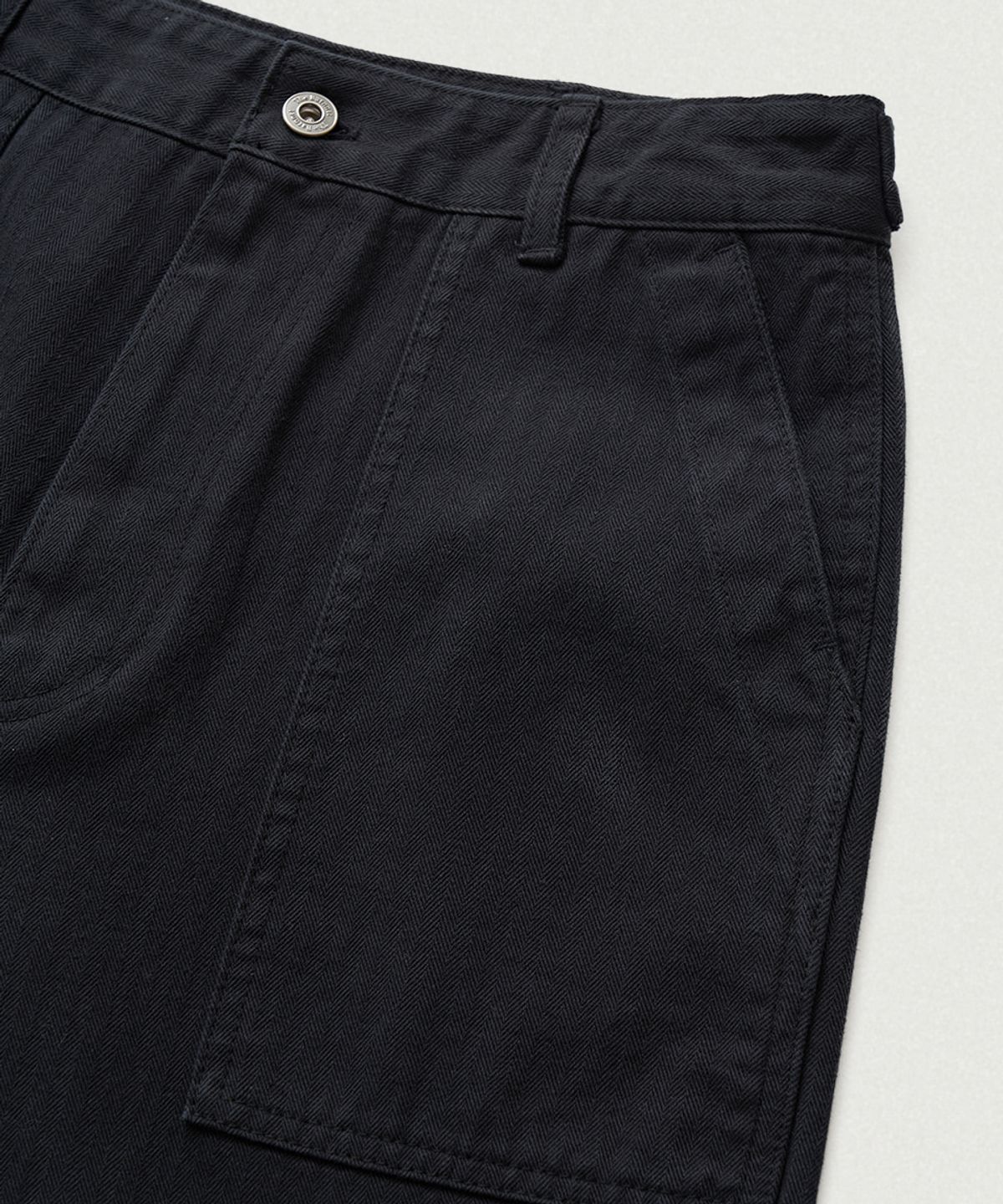 더바넷(THEBARNNET) Herringbone Fatigue Pants_Navy