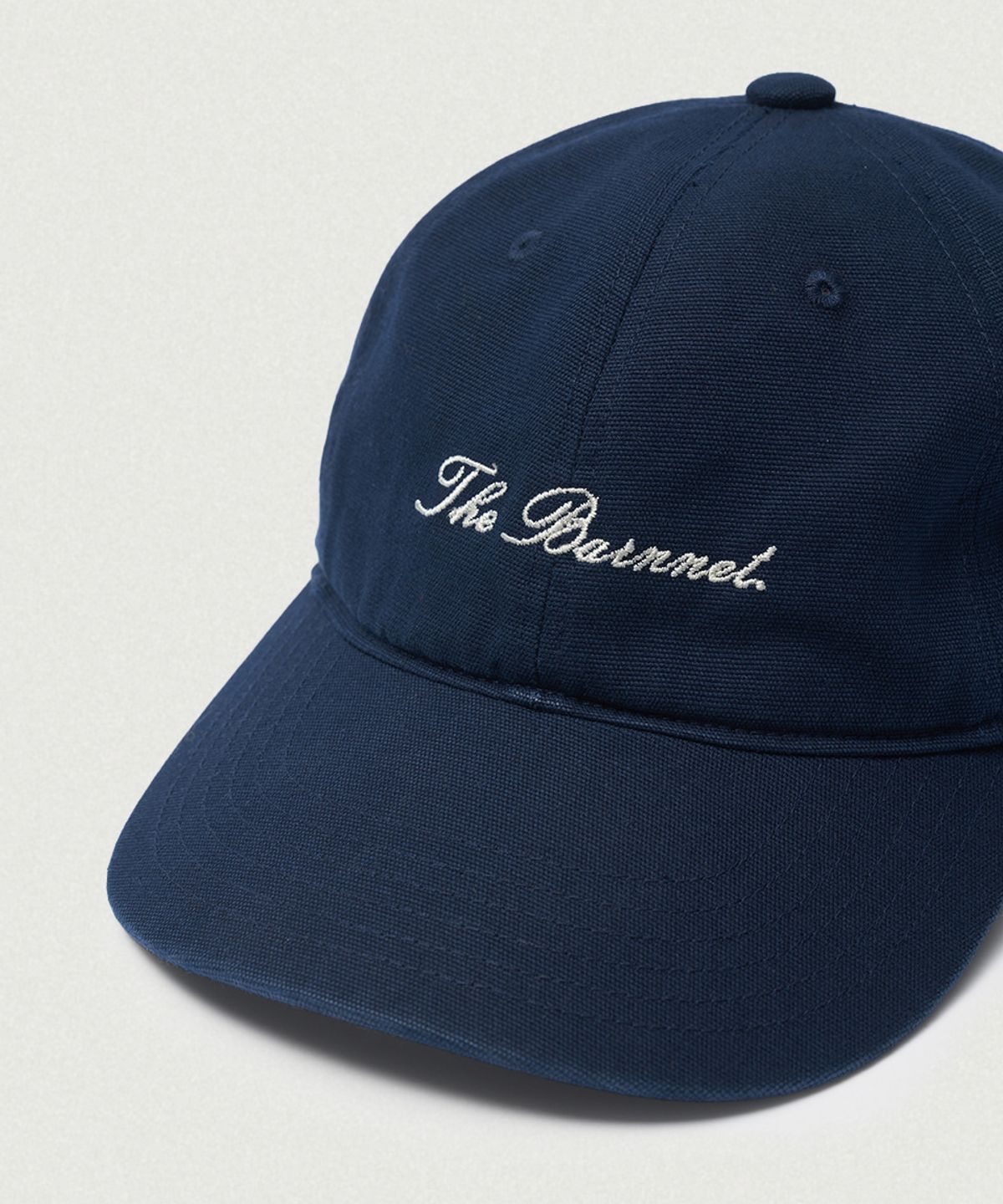 더바넷(THEBARNNET) Letter Logo Ball Cap_Navy