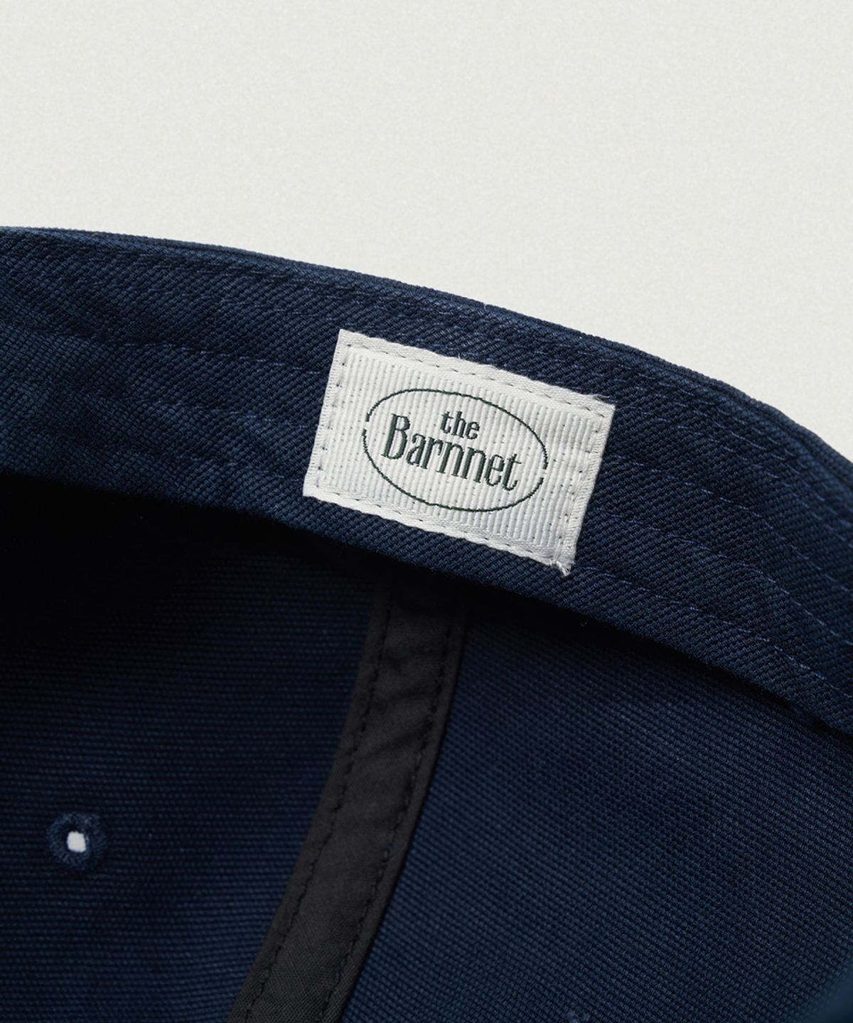 더바넷(THEBARNNET) Letter Logo Ball Cap_Navy