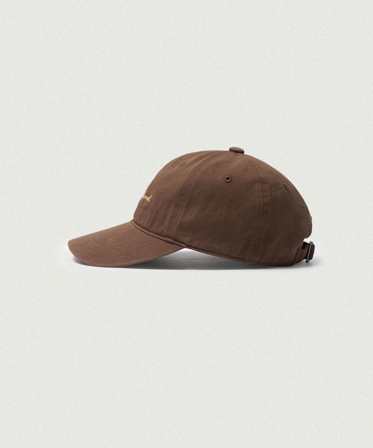 더바넷(THEBARNNET) Letter Logo Ball Cap_Brown