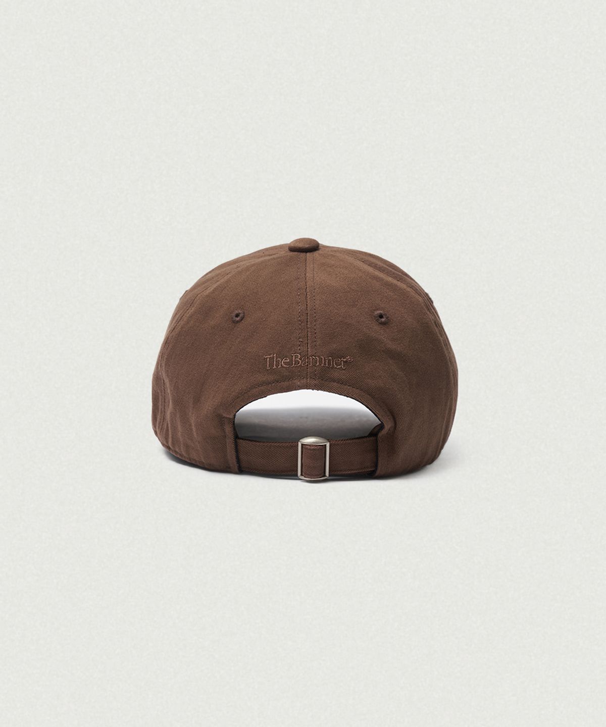더바넷(THEBARNNET) Letter Logo Ball Cap_Brown