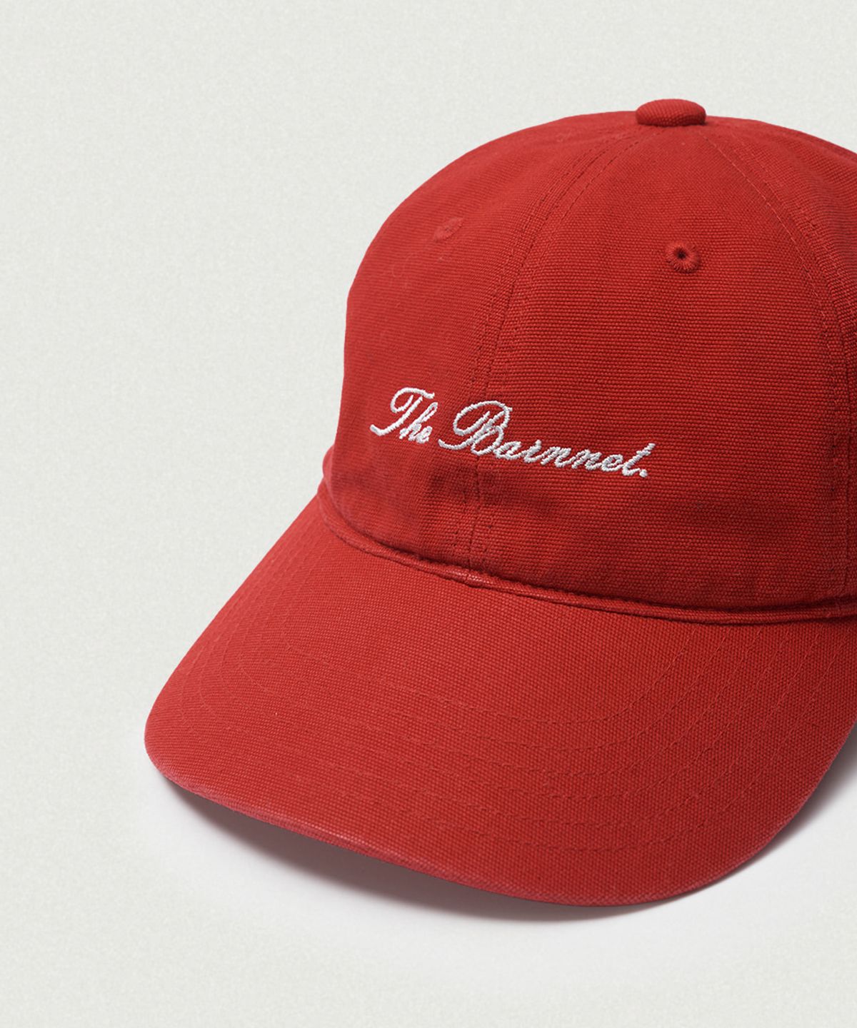 더바넷(THEBARNNET) Letter Logo Ball Cap_Red