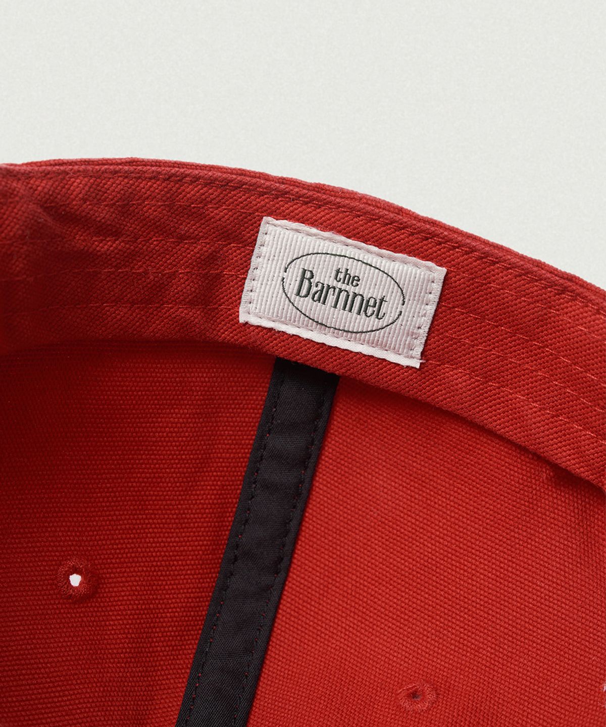 더바넷(THEBARNNET) Letter Logo Ball Cap_Red