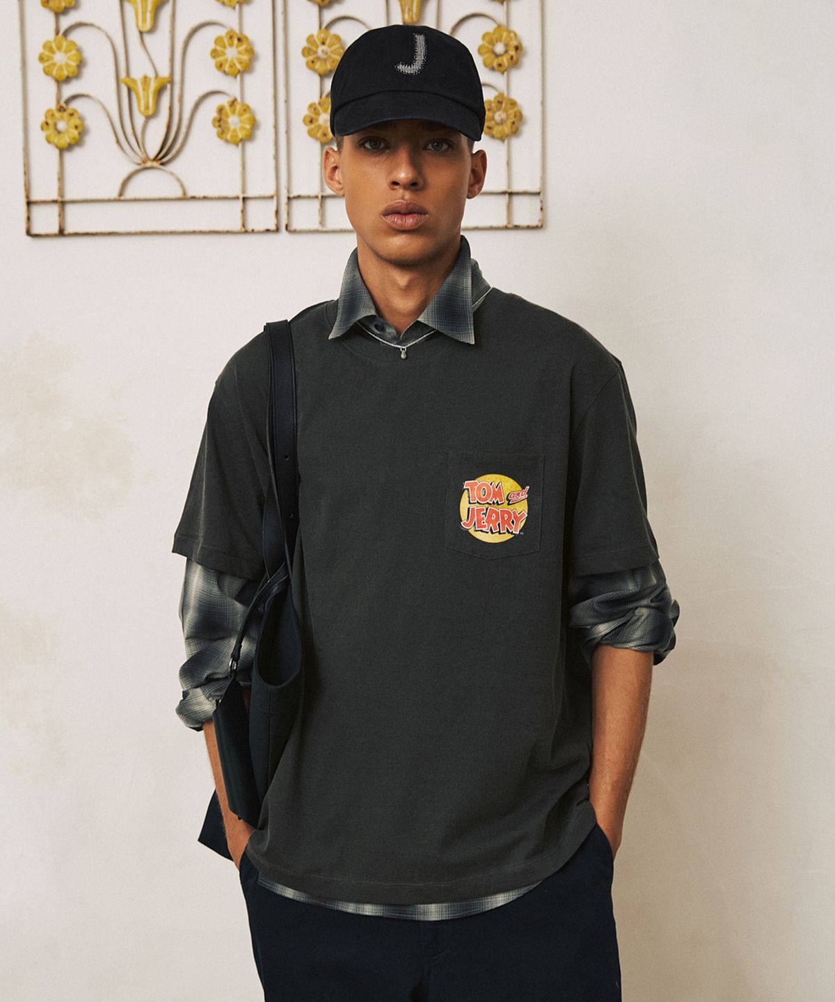 셔터(SHIRTER) TJS JERRY PATCH CAP (BLACK)