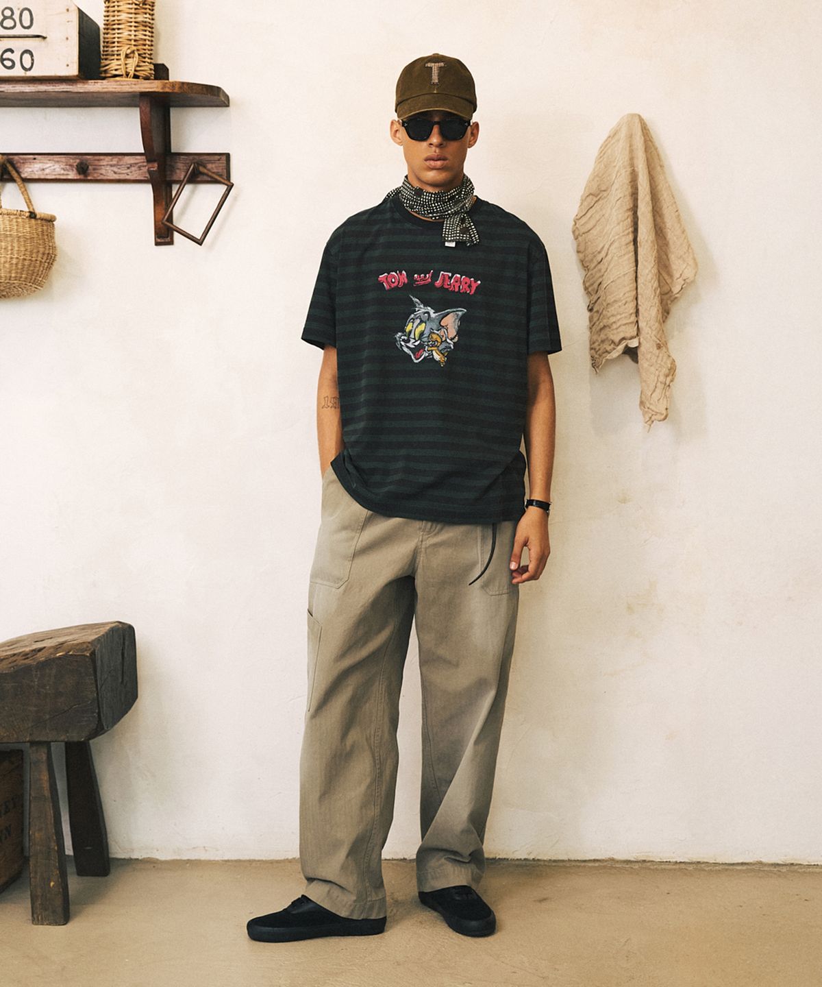 셔터(SHIRTER) TJS TOM PATCH CAP (BROWN)