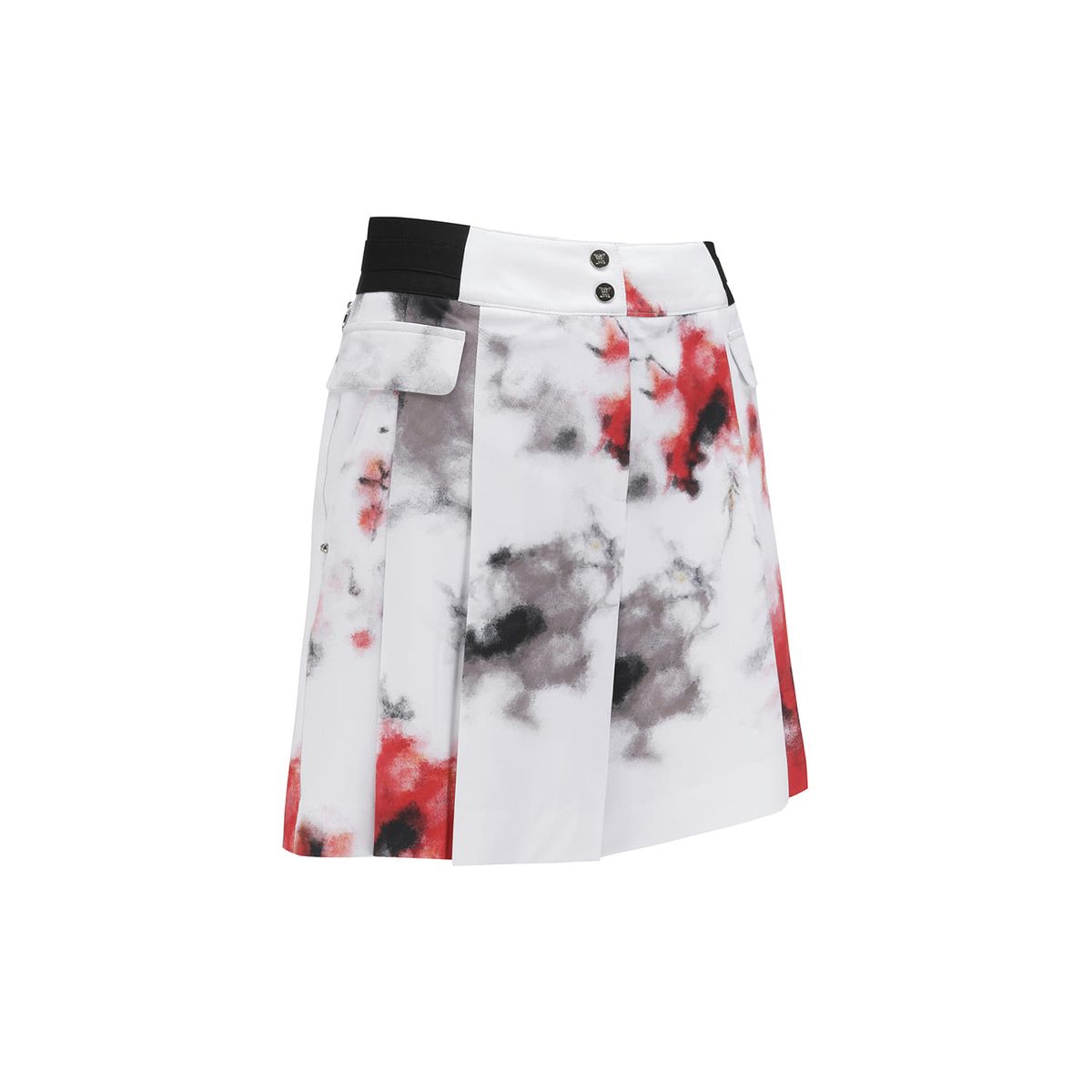 어뉴골프(ANEW GOLF) WOMEN PLEATED HALF PANTS_WH