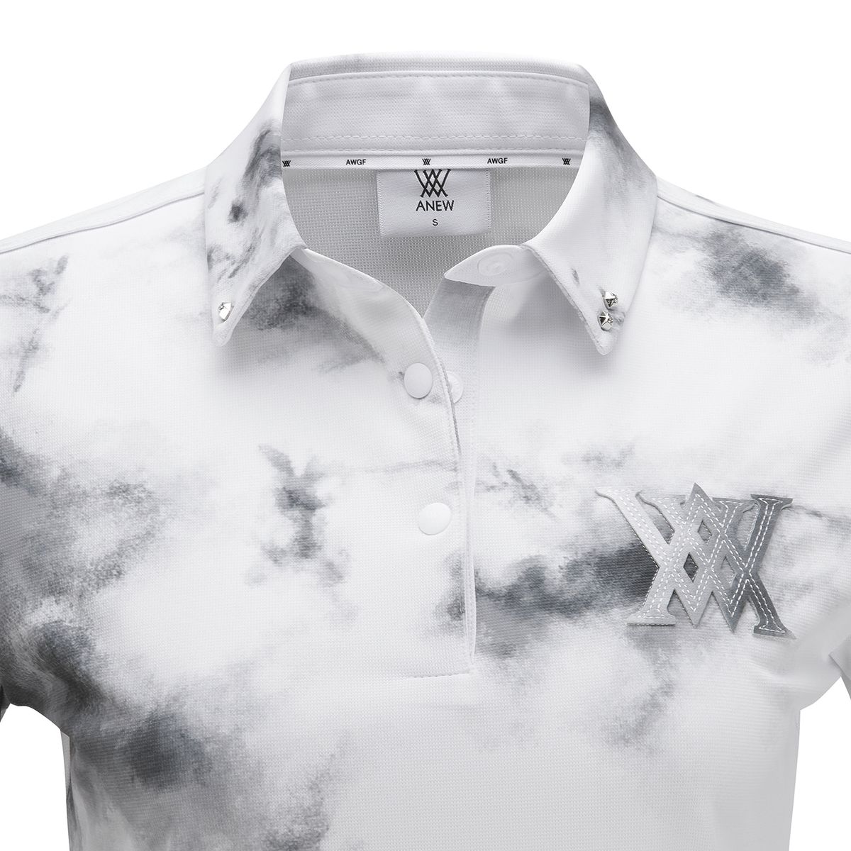 어뉴골프(ANEW GOLF) WOMEN COLLARED SHORT T-SHIRT_WH