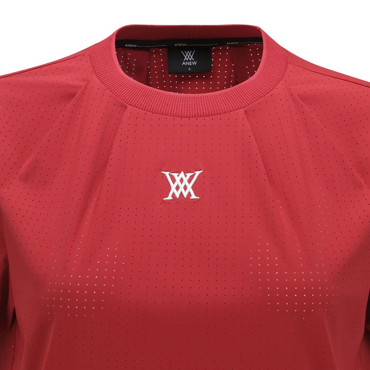 어뉴골프(ANEW GOLF) WOMEN AIR DOT ROUND SHORT T-SHIRT_RE