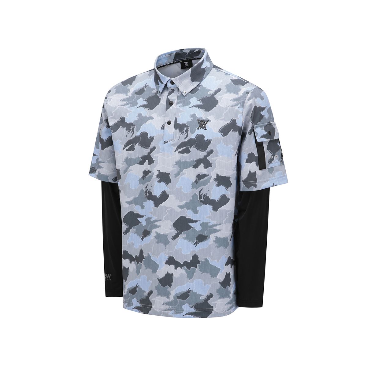 어뉴골프(ANEW GOLF) MEN HYBRID LONG T-SHIRT_LB
