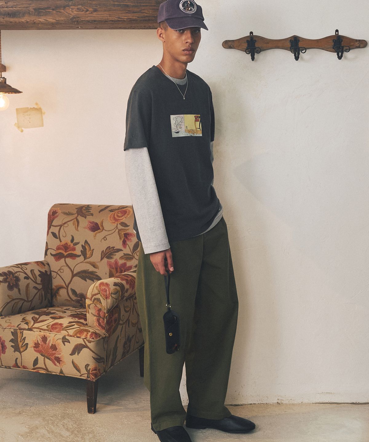 셔터(SHIRTER) TJS CHASER T-SHIRT (GREY)
