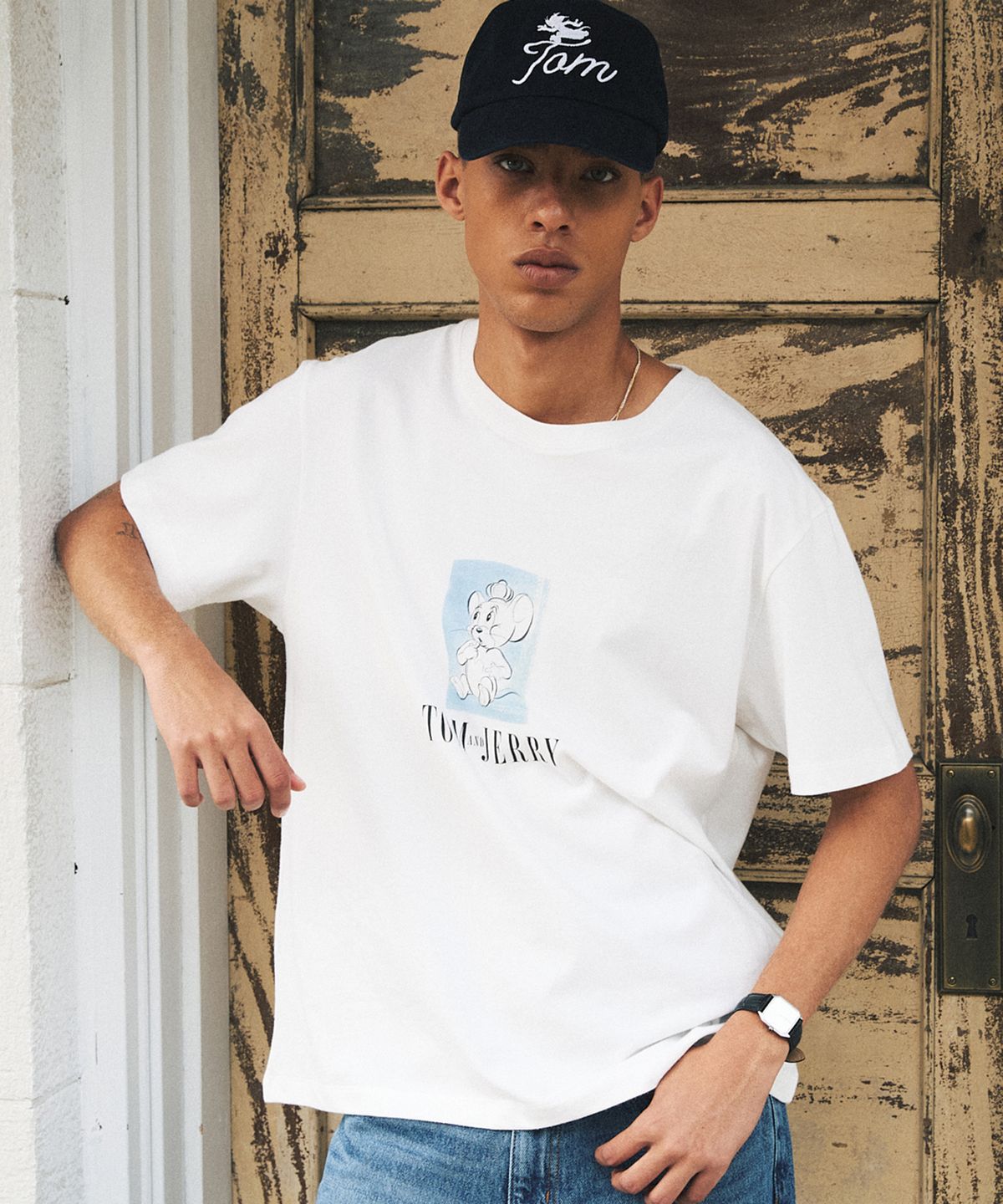 셔터(SHIRTER) TJS JERRY PAINT T-SHIRT (WHITE)