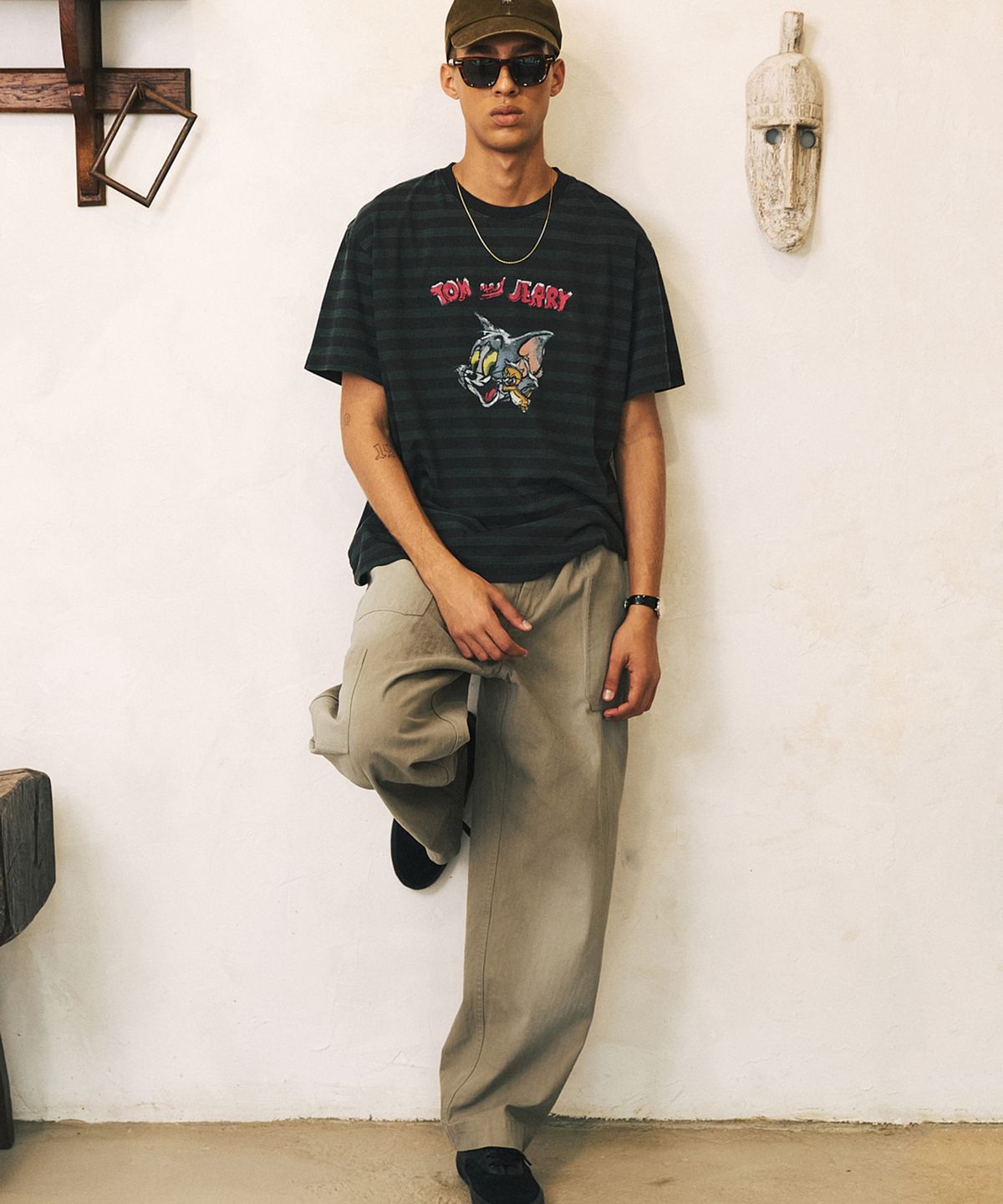 셔터(SHIRTER) TJS WATER COLOR T-SHIRT (CHARCOAL)