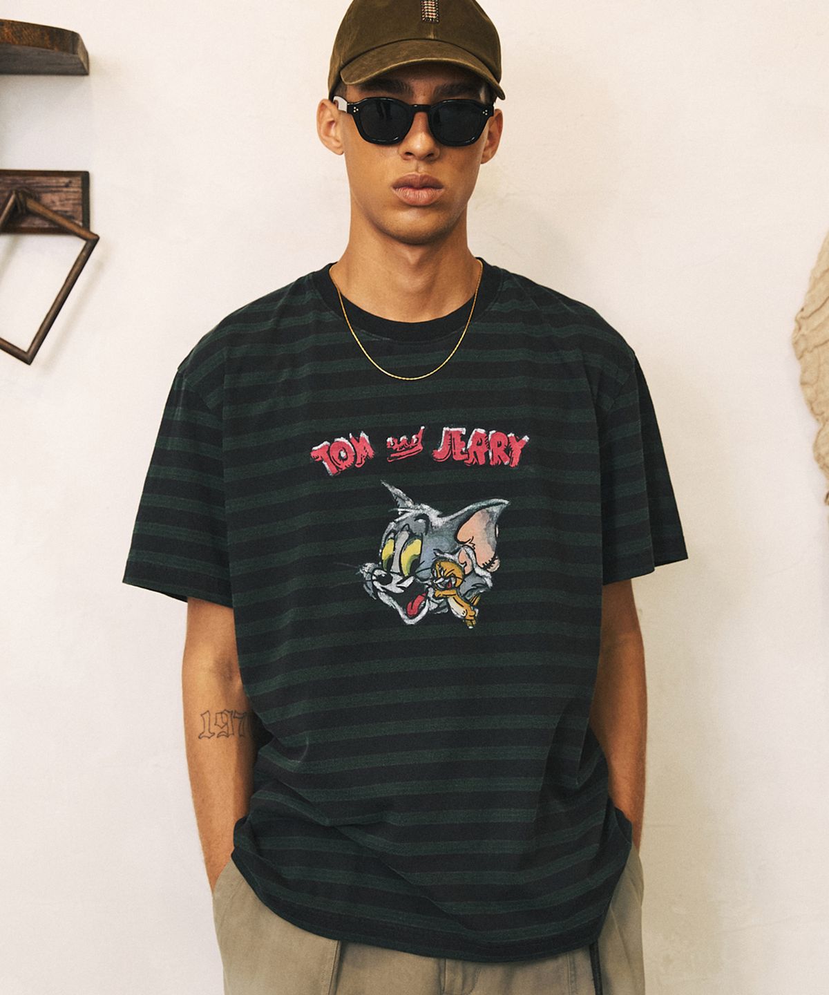 셔터(SHIRTER) TJS WATER COLOR T-SHIRT (CHARCOAL)