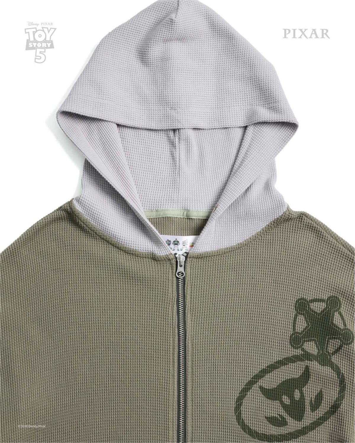 999휴머니티(999HUMANITY) HOWDY HOODED ZIP UP (KHAKI)