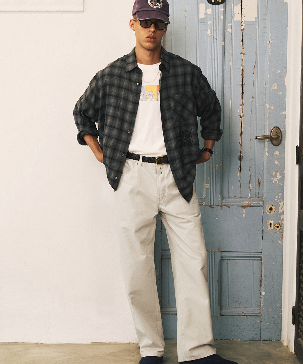 셔터(SHIRTER) TJS CT SHIRRED SHIRT (CHARCOAL)