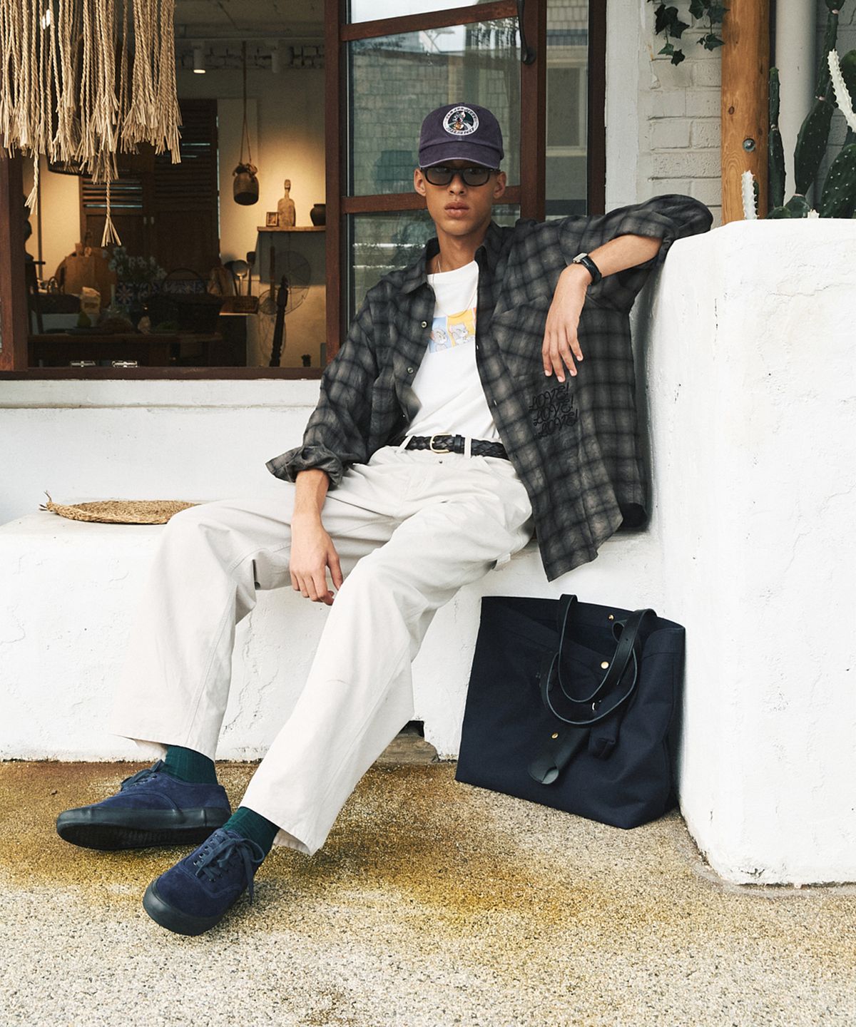 셔터(SHIRTER) TJS CT SHIRRED SHIRT (CHARCOAL)