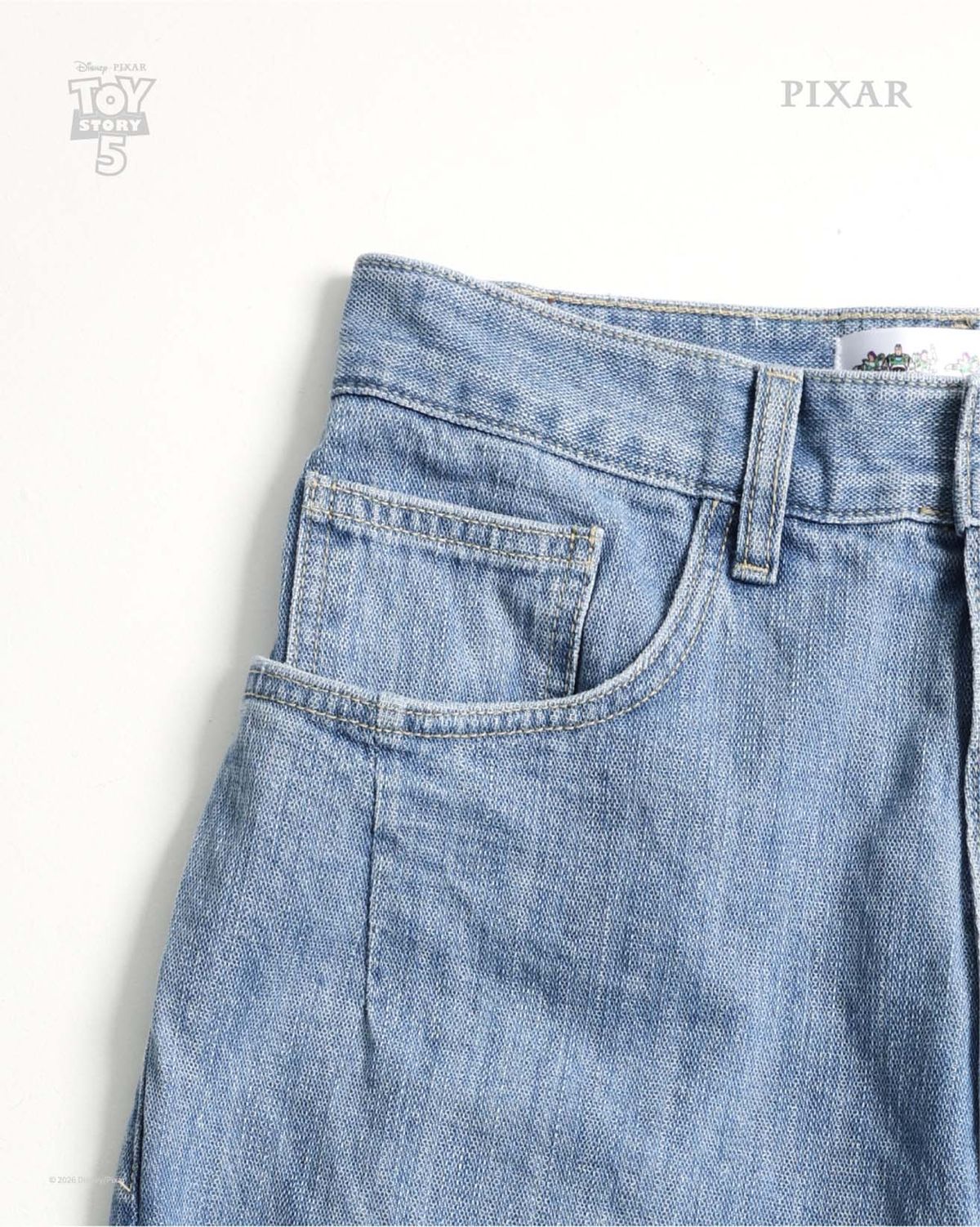 999휴머니티(999HUMANITY) HOWDY CURVED DENIM PANT (LIGHT BLUE)