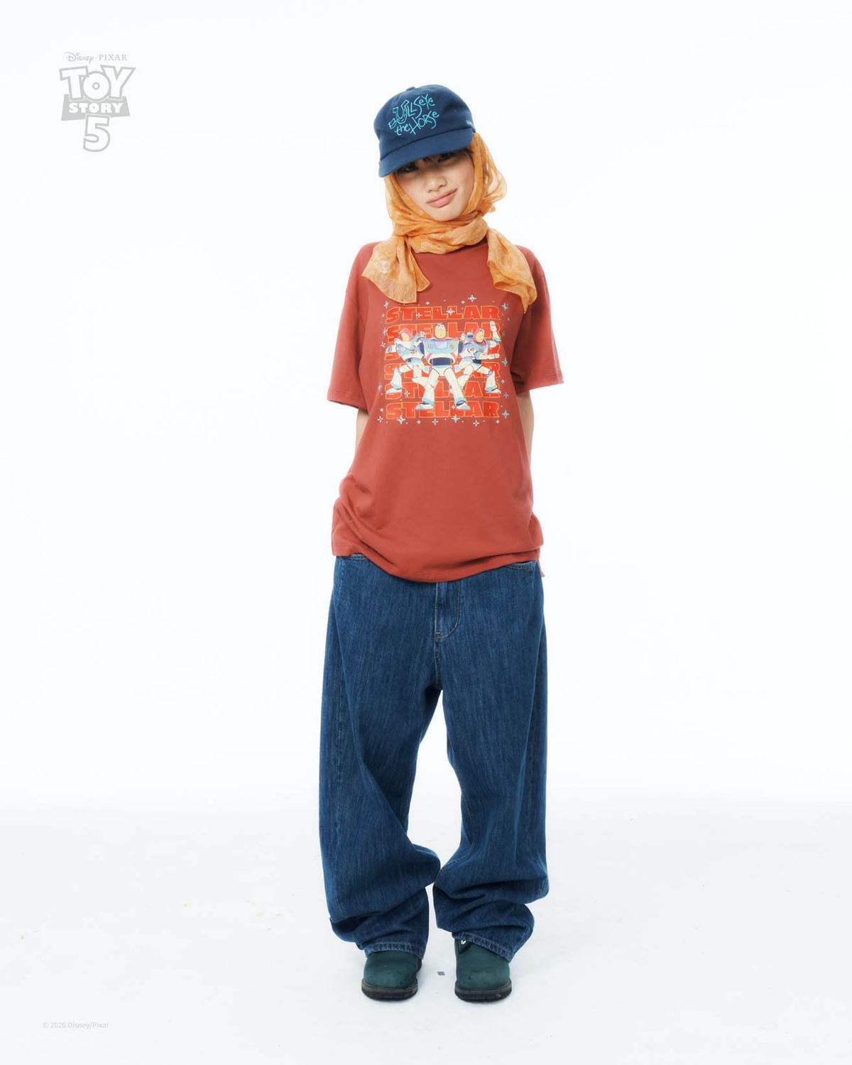 999휴머니티(999HUMANITY) STELLAR_BUZZ_HALF TEE (RED)
