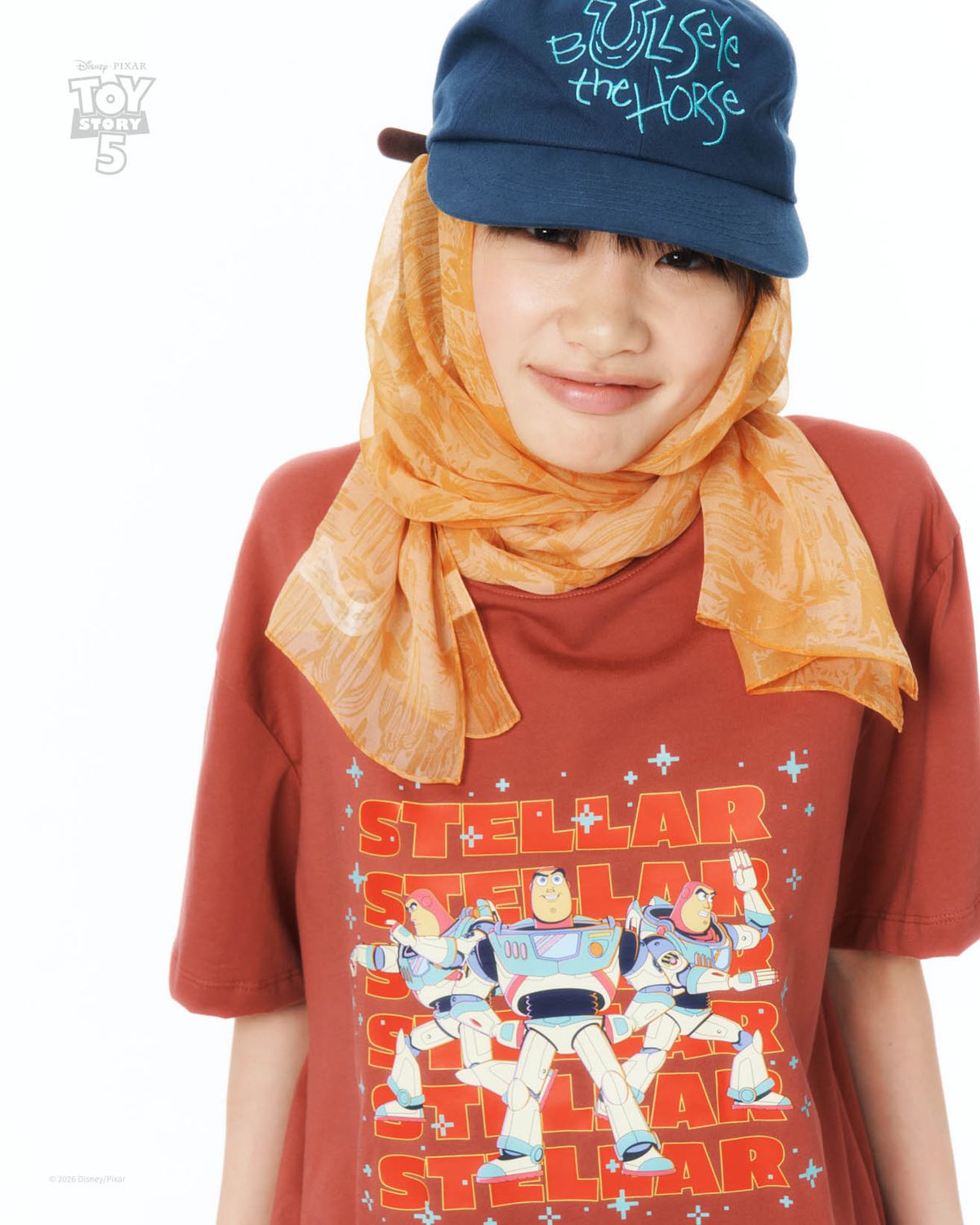 999휴머니티(999HUMANITY) STELLAR_BUZZ_HALF TEE (RED)