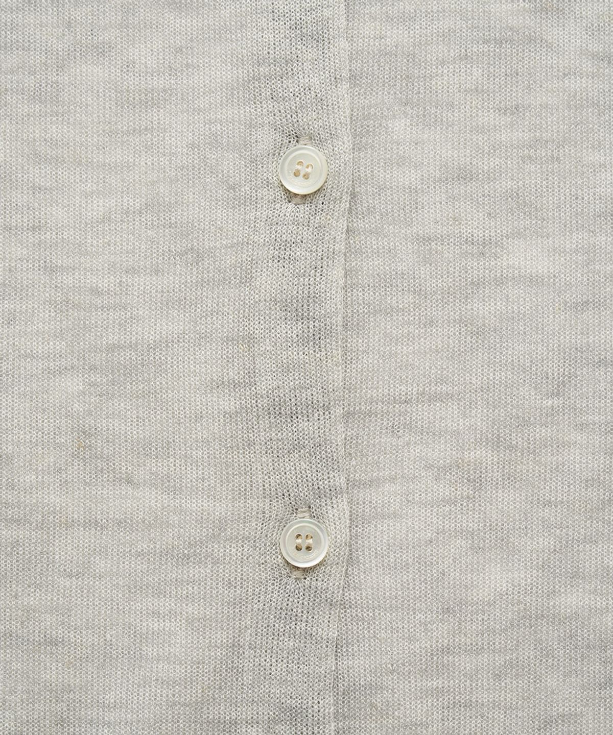 더바넷(THEBARNNET) Hyled Linen Button Cardigan_Light Grey
