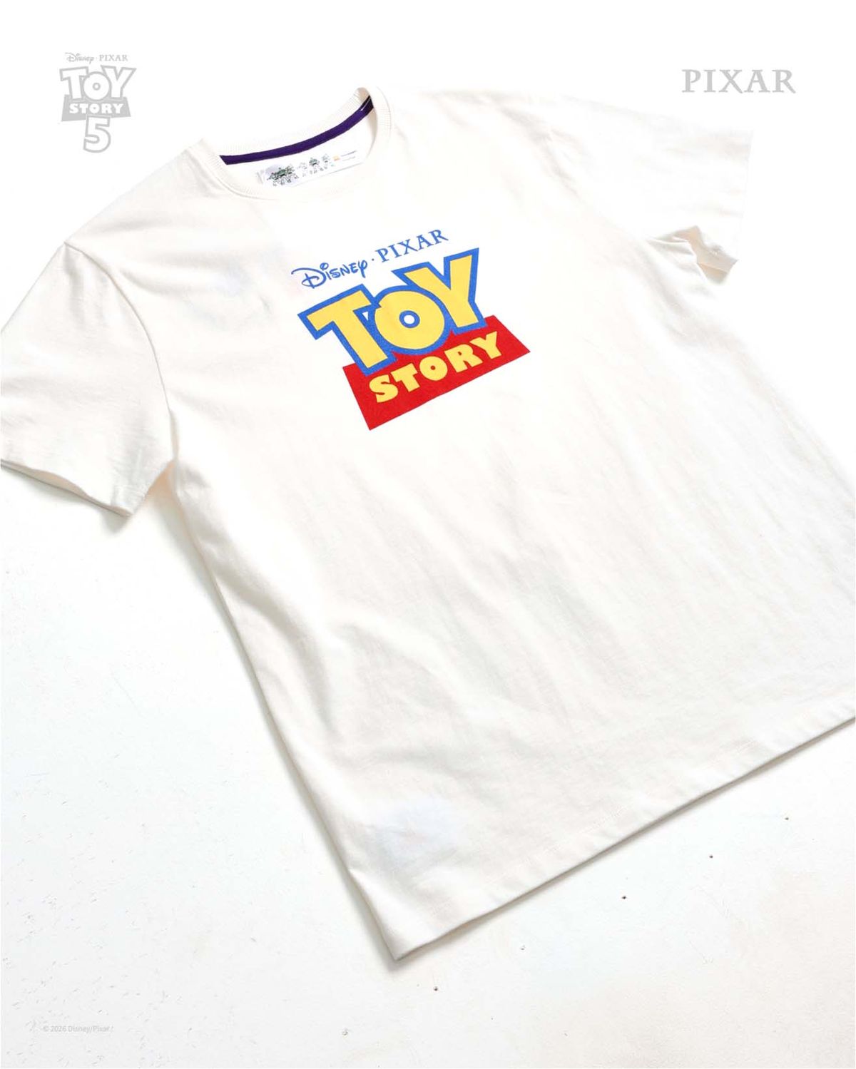 999휴머니티(999HUMANITY) TOY STORY HALF TEE (OFF WHITE)