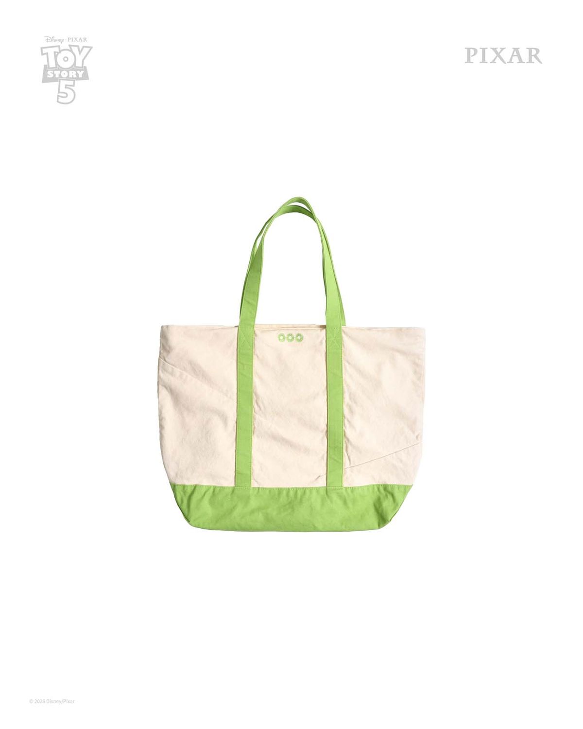 999휴머니티(999HUMANITY) TOY CANVAS TOTE BAG (WASHED GREEN)