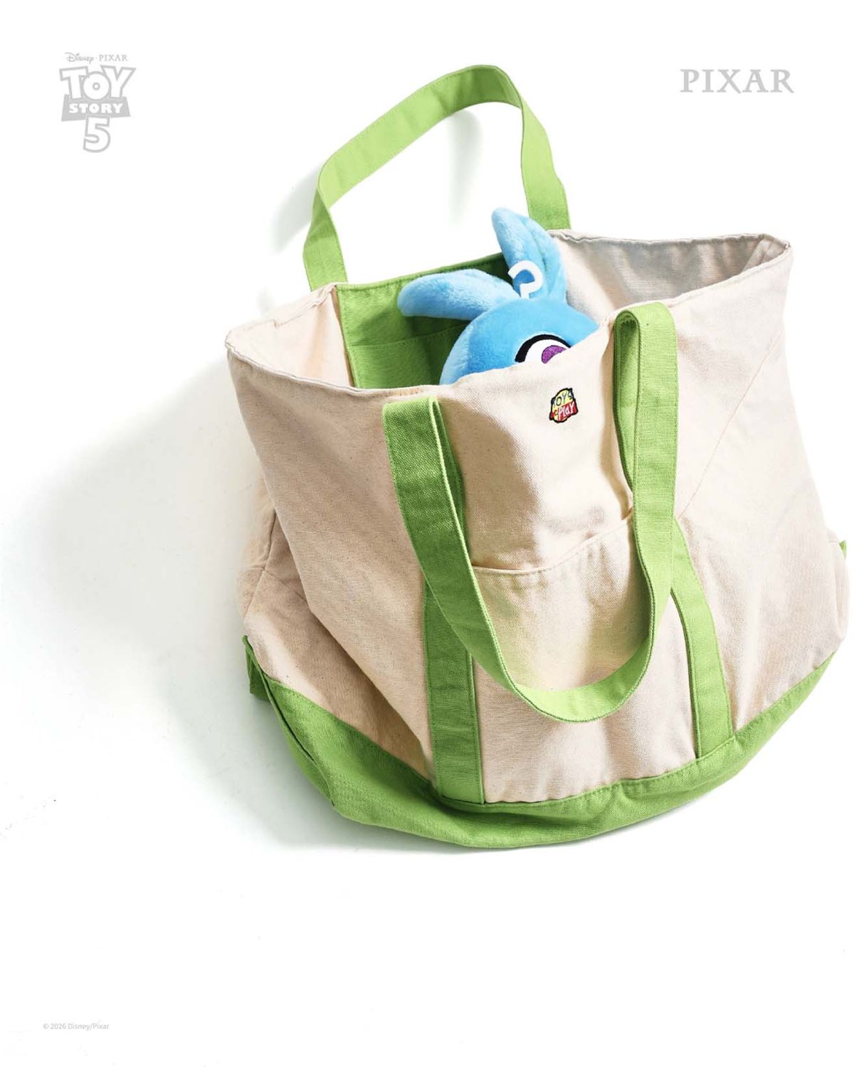 999휴머니티(999HUMANITY) TOY CANVAS TOTE BAG (WASHED GREEN)