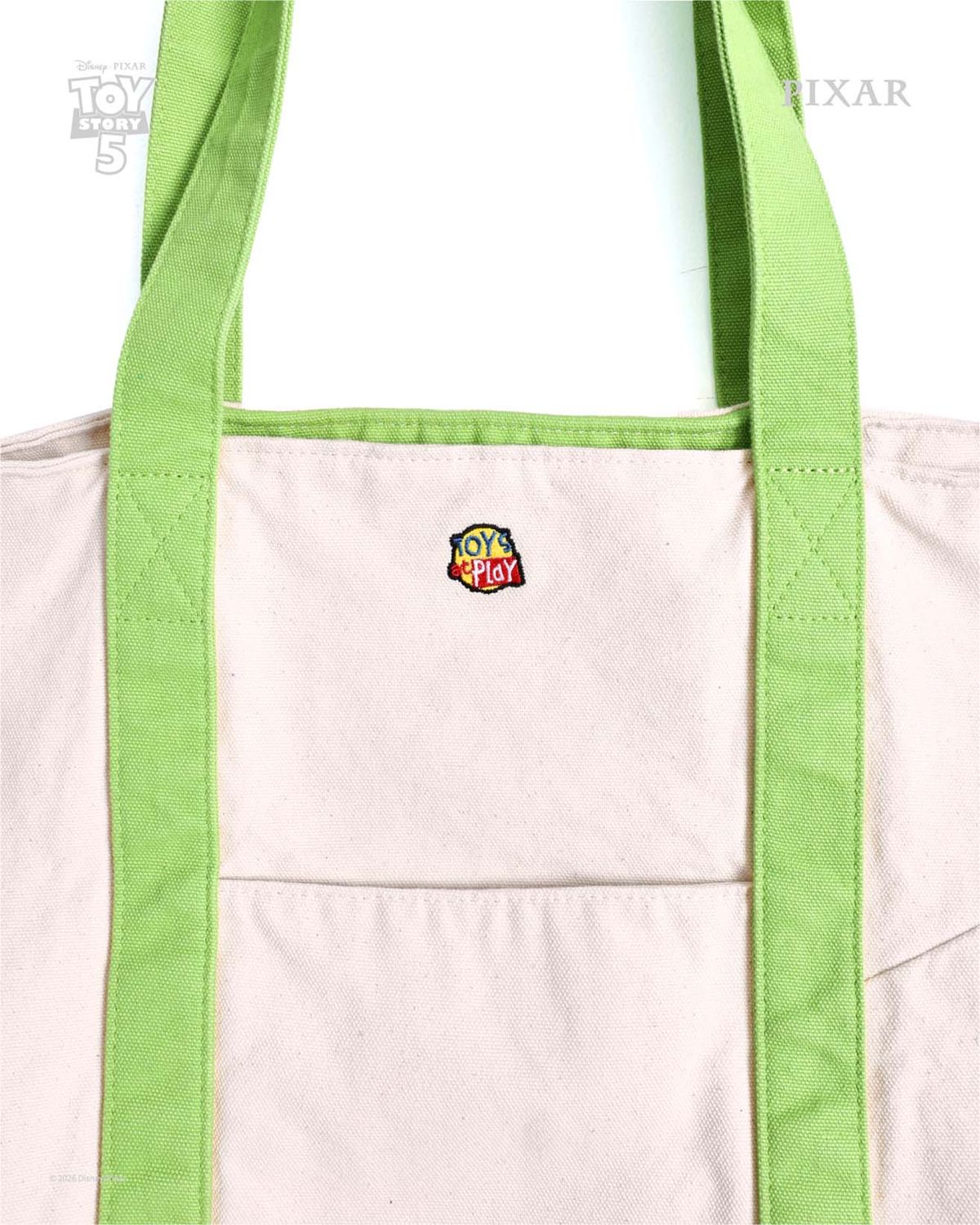 999휴머니티(999HUMANITY) TOY CANVAS TOTE BAG (WASHED GREEN)