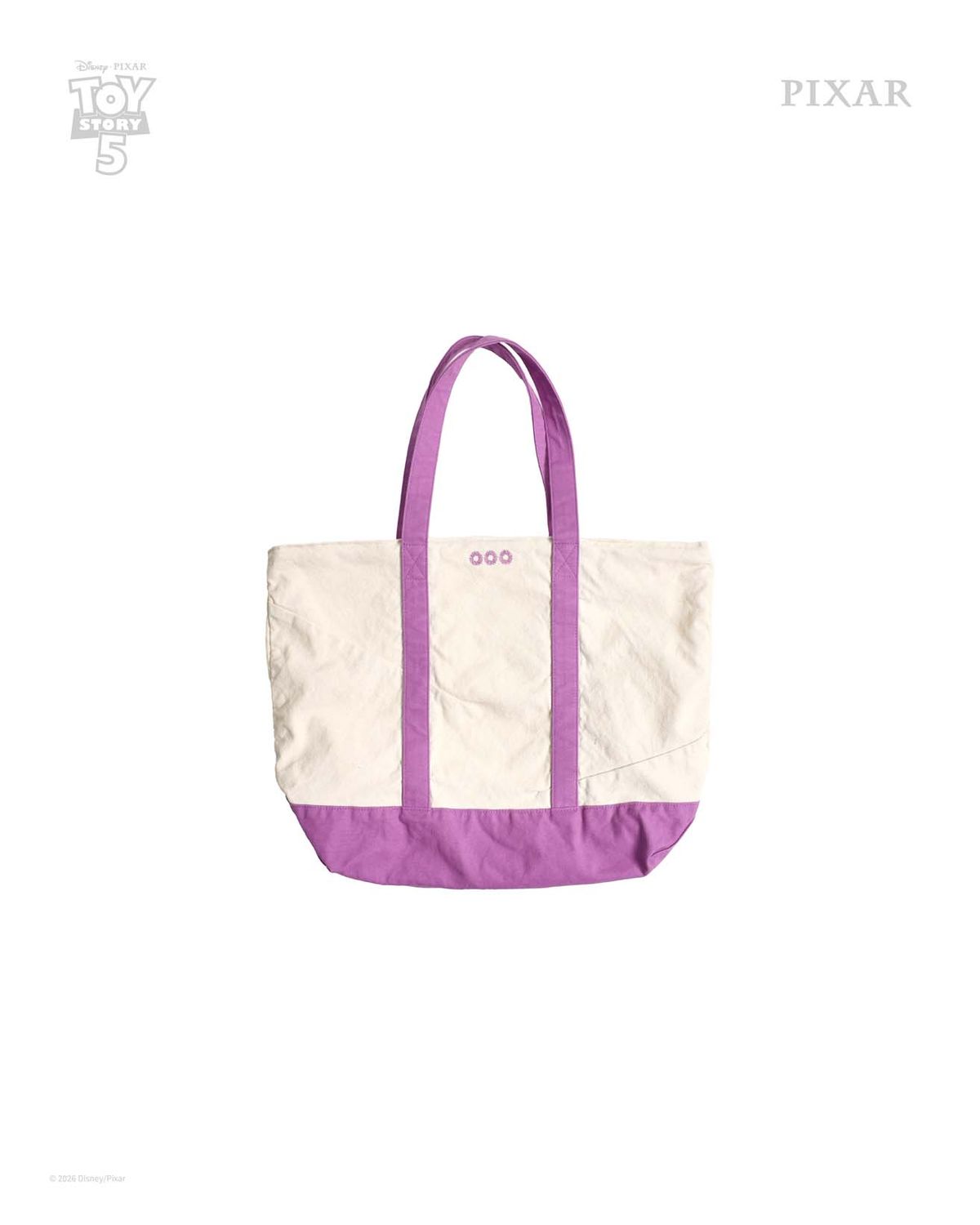 999휴머니티(999HUMANITY) TOY CANVAS TOTE BAG (WASHED PURPLE)