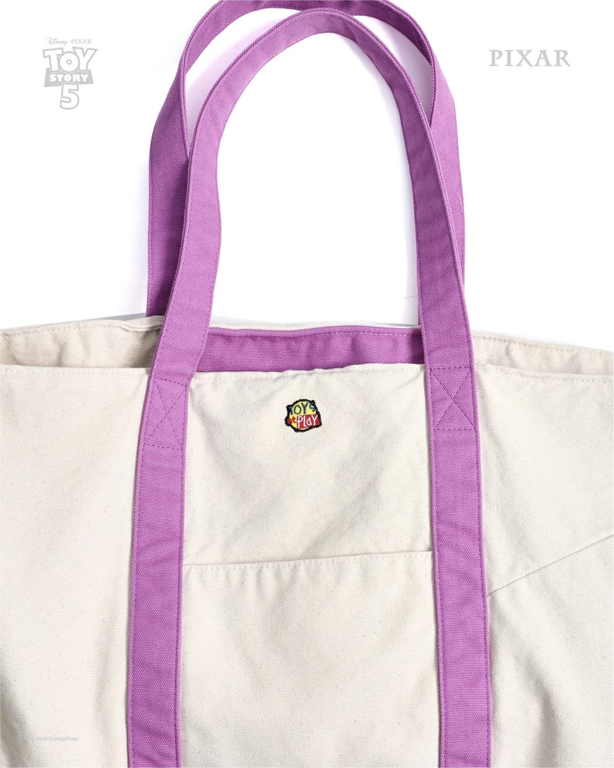 999휴머니티(999HUMANITY) TOY CANVAS TOTE BAG (WASHED PURPLE)
