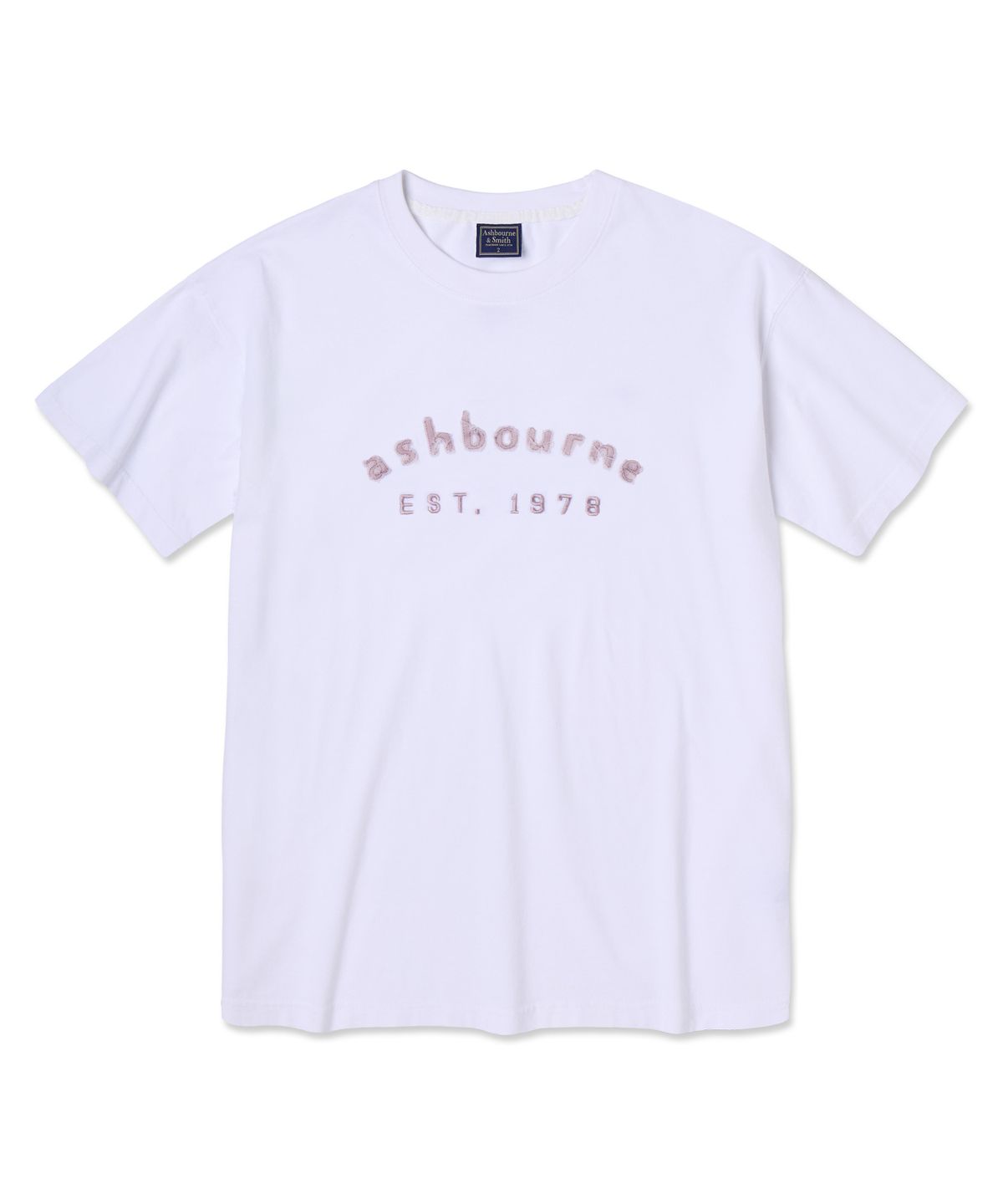 애쉬본&스미스(ASHBOURNE & SMITH) [MEN] A&SMITH EST 반팔티 ASH1003_화이트