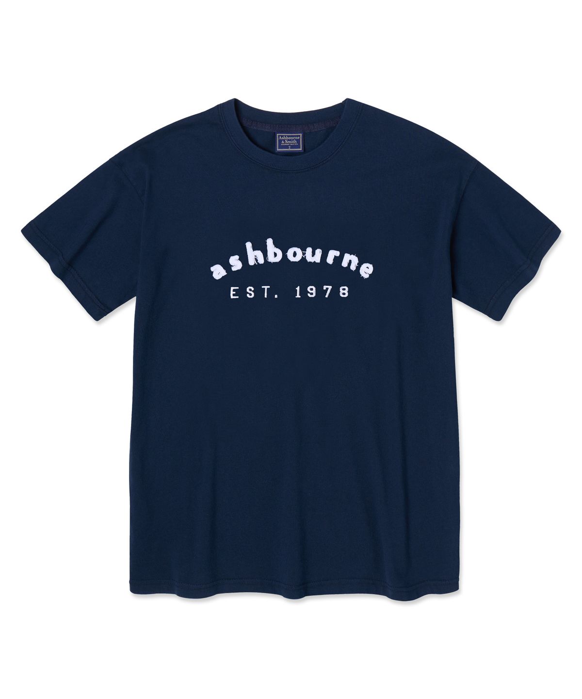 애쉬본&스미스(ASHBOURNE & SMITH) [MEN] A&SMITH EST 반팔티 ASH1003_네이비