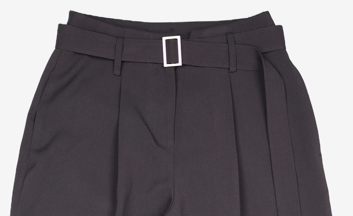 미쏘(MIXXO) 벨티드 와이드 슬랙스_MIWTWE461B 24