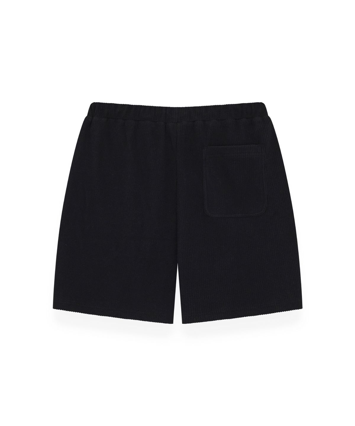 알포(R-4) R-0074 / COZY BRUSH – RESORT SHORTS(BLACK)