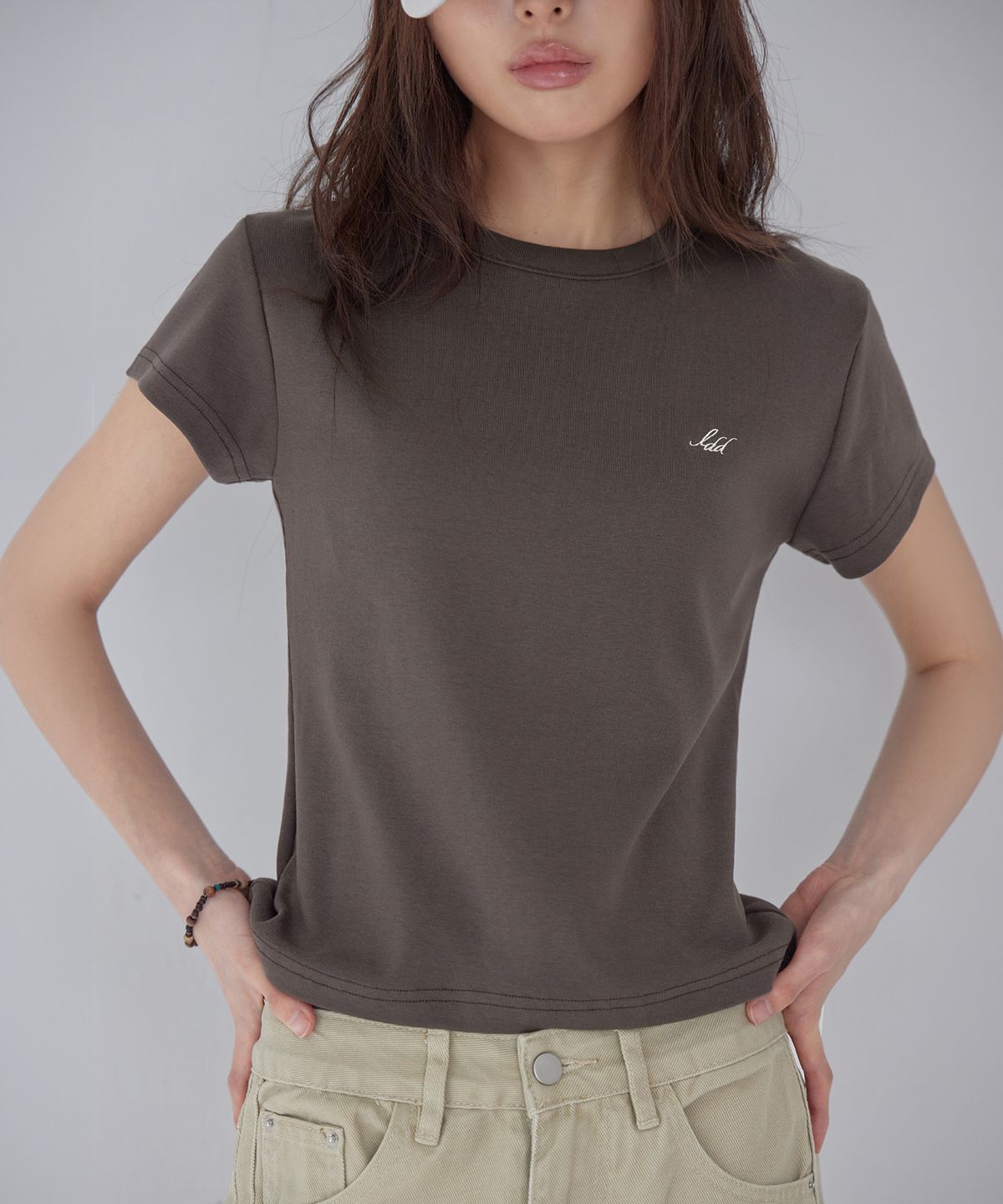 런던다다(LONDONDADA) LDD Essential Baby TEE, BROWN
