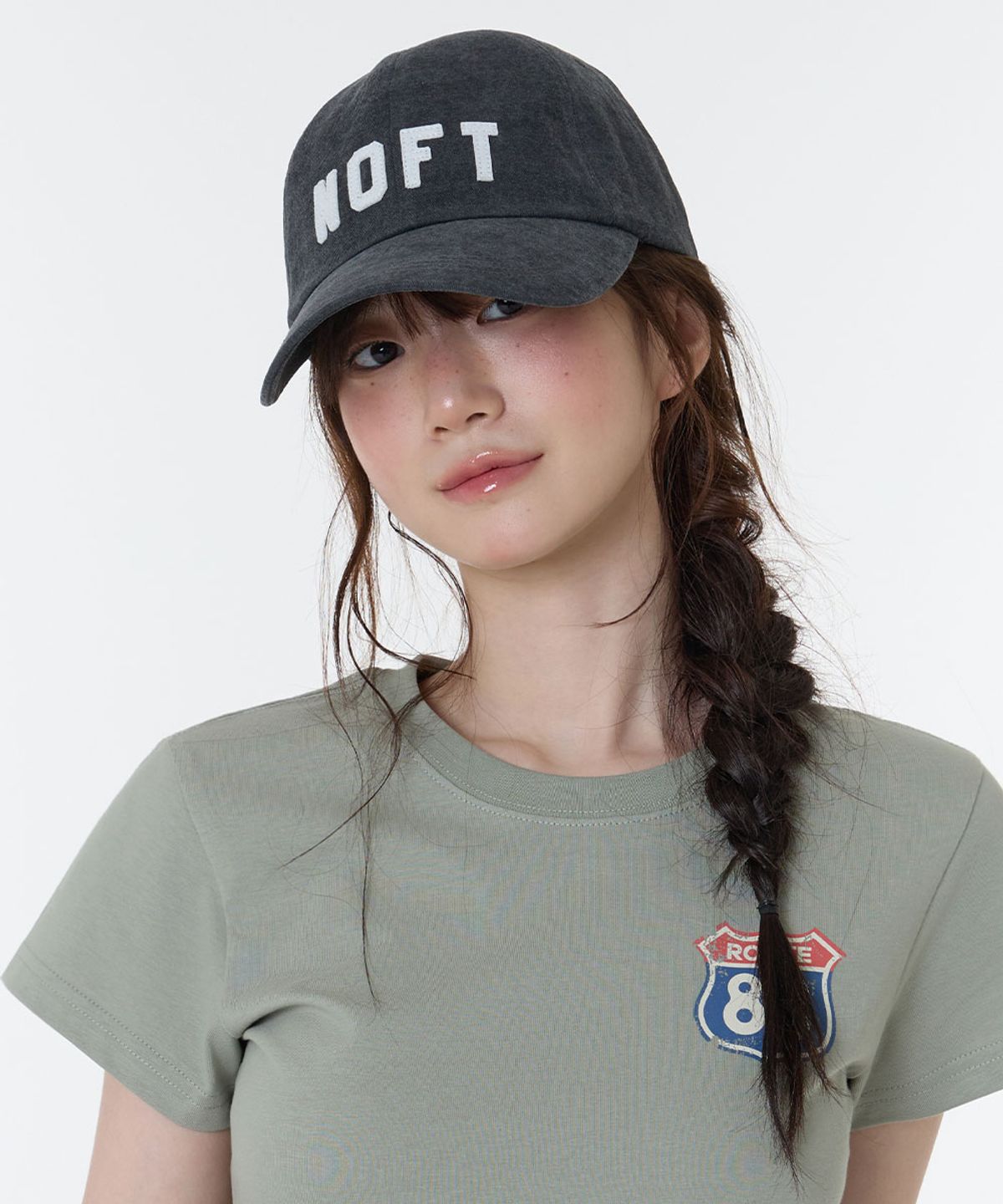 낫온리포투데이(NOT ONLY FOR TODAY) NOFT 패치워크 볼캡 [차콜 그레이]