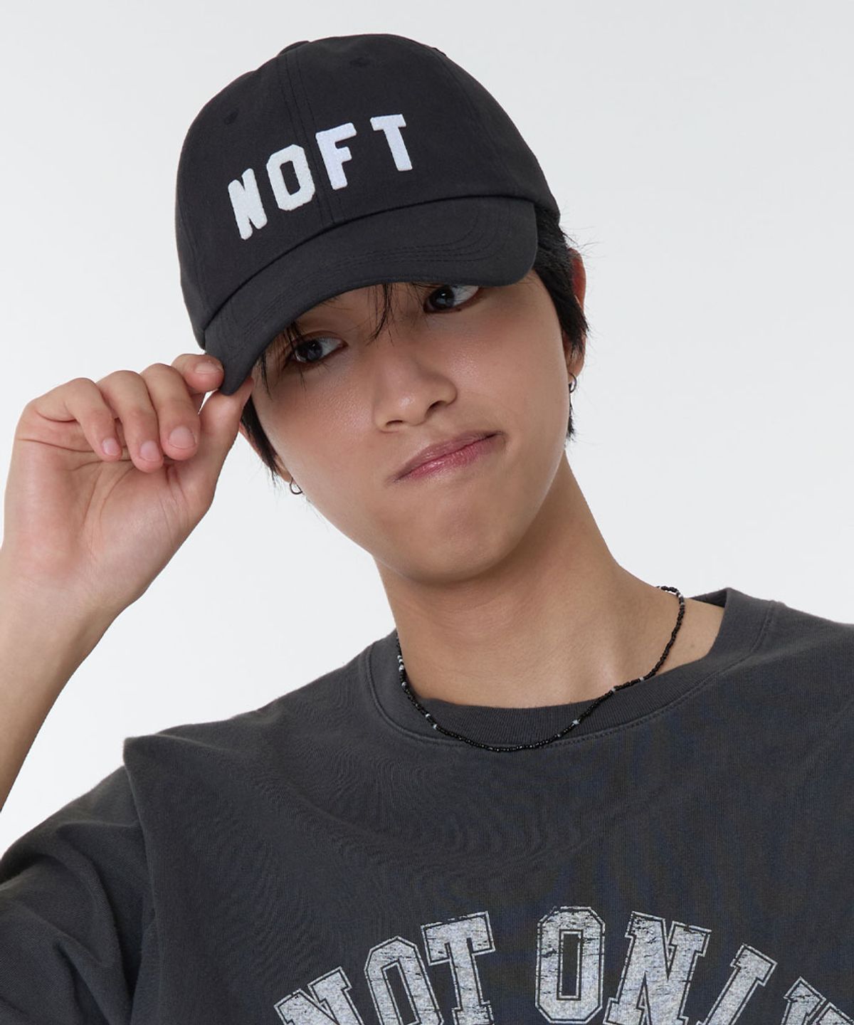 낫온리포투데이(NOT ONLY FOR TODAY) NOFT 패치워크 볼캡 [블랙]