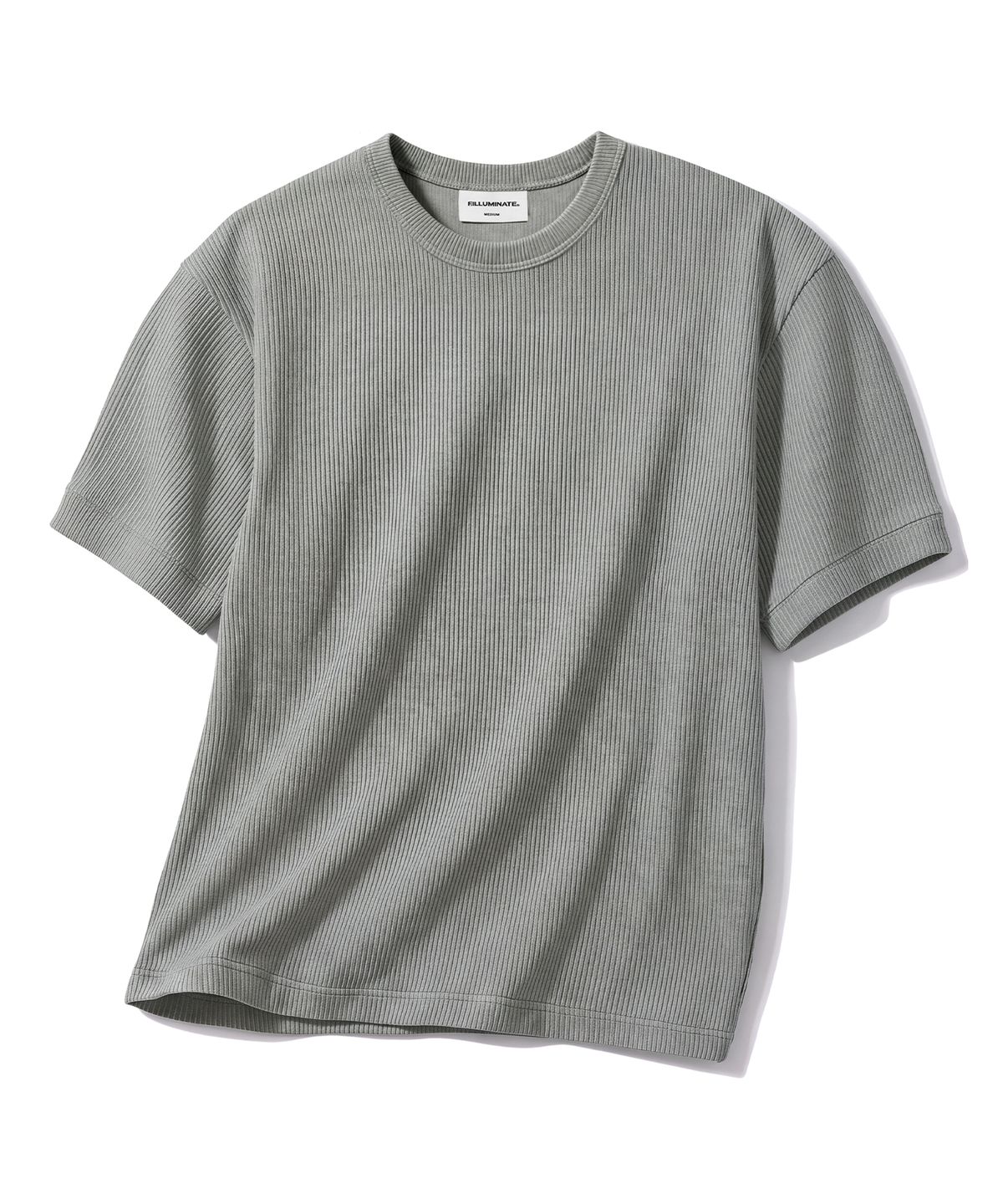 필루미네이트(FILLUMINATE) 데일리 골지 크롭 머슬핏 티셔츠-5Color