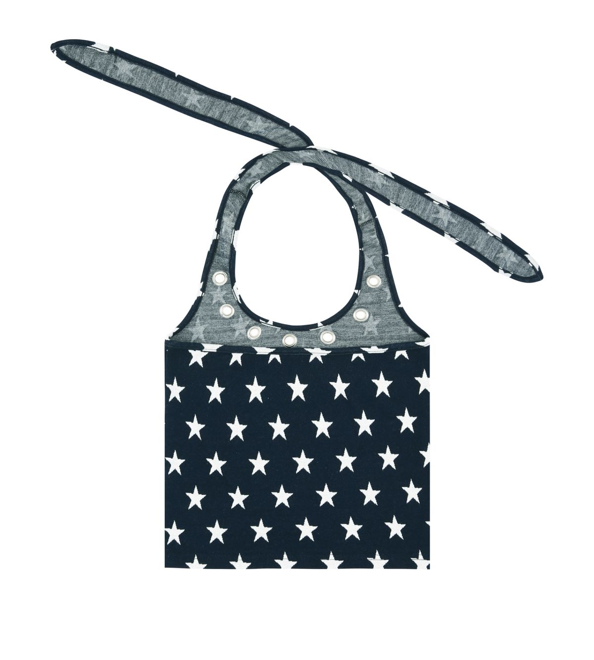 알디유(ALDIYOUU) Star Eyelet halterneck sleeveless (Navy)