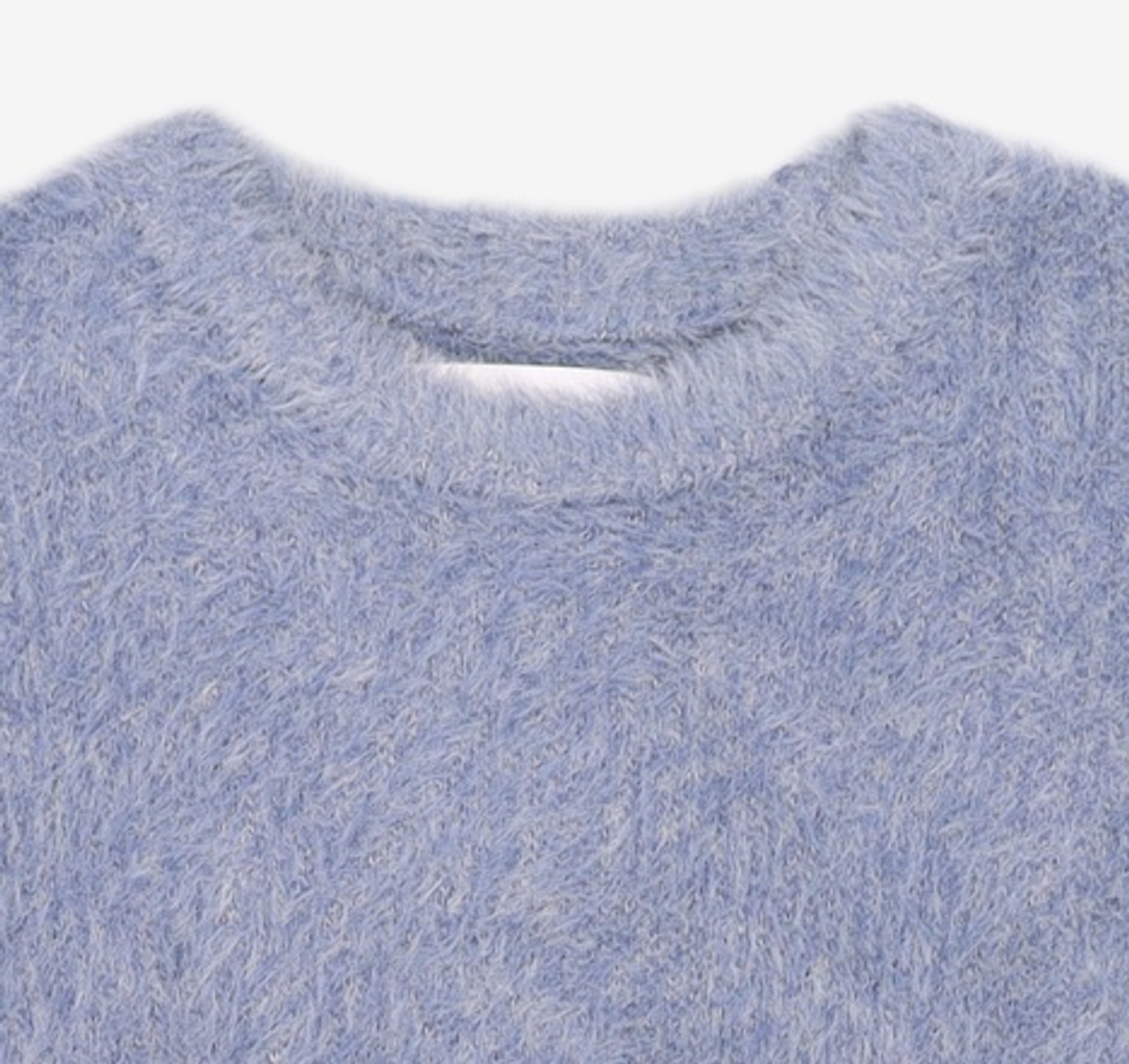 노매뉴얼(NOMANUAL) (시그니처종료)CROPPED HAIRY KNIT - 5 COLOR S