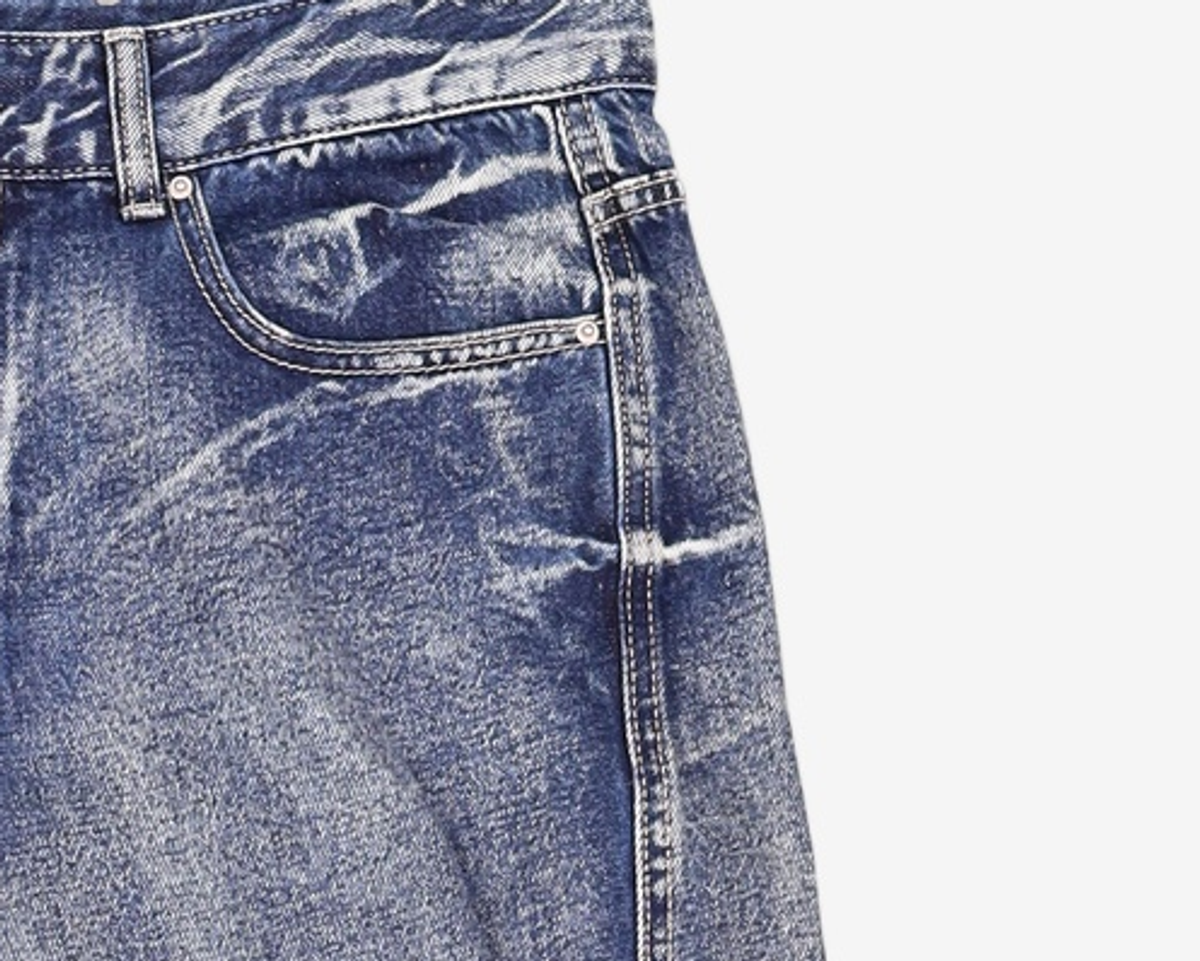 메종미네드(MAISON MINED) [SET] GRAPIC T-SHIRTS + PINCH DENIM PANTS 48
