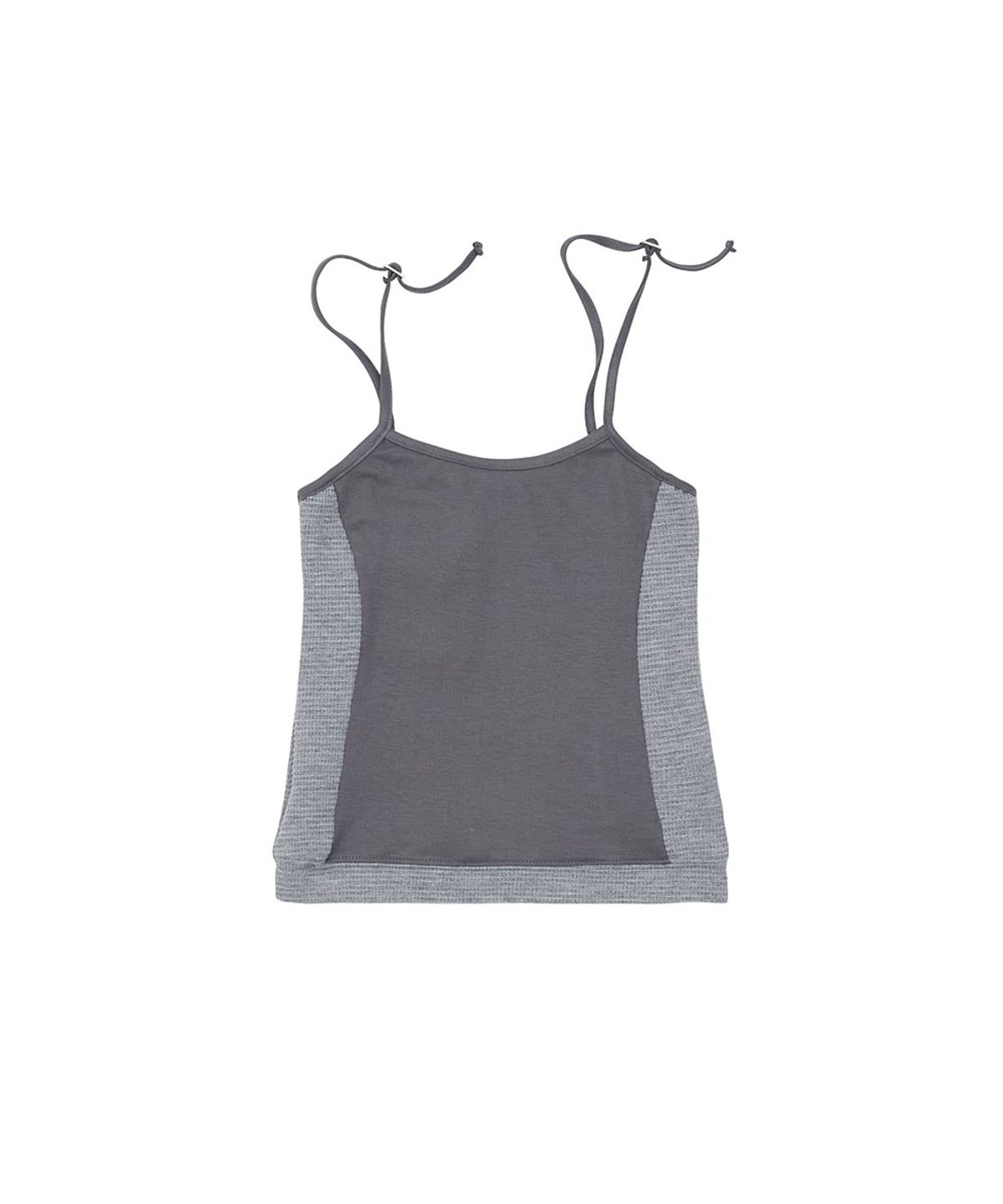 노 엑스트라 터치(NO EXTRA TOUCH) Two-way Side Rib Sleeveless (Charcoal) / 26SMSL006CH