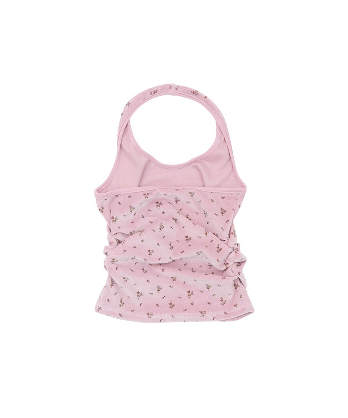 노 엑스트라 터치(NO EXTRA TOUCH) Velvet Halter Easy Sleeveless (Pink) / 26SMSL003PI